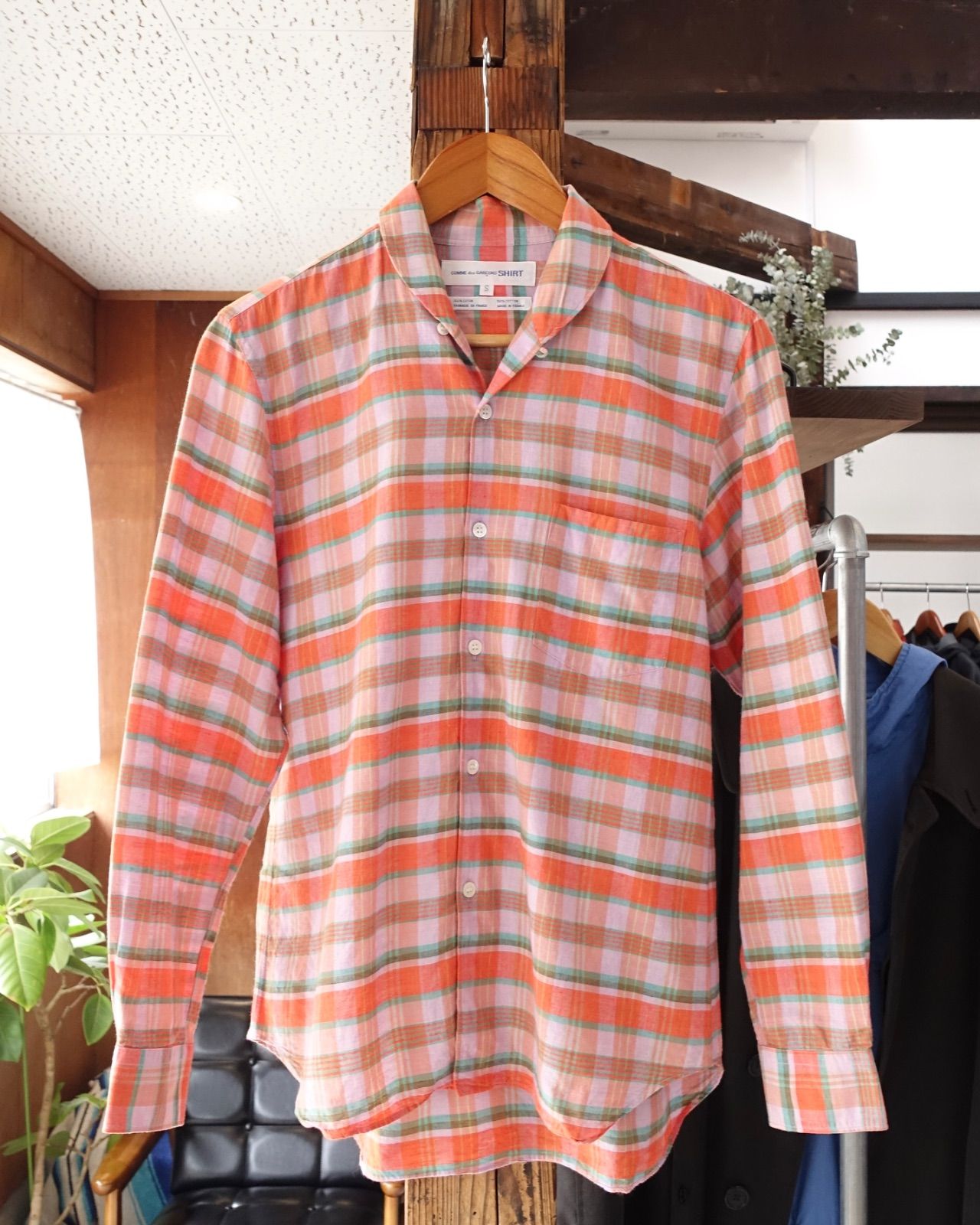 コム・デ・ギャルソンシャツ チェックシャツ COMME des GARCONS shirt