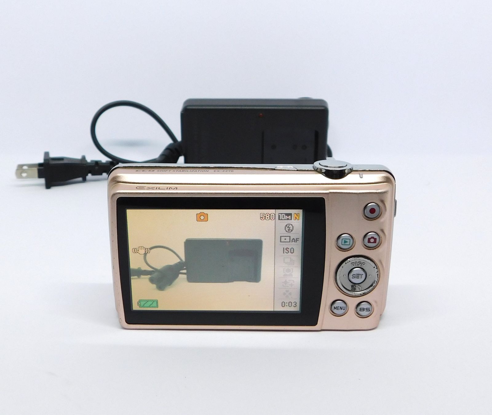 CASIO EXILIM EX-Z270 ピンク CCD 動作品 オールドコンデジ 訳あり映り 