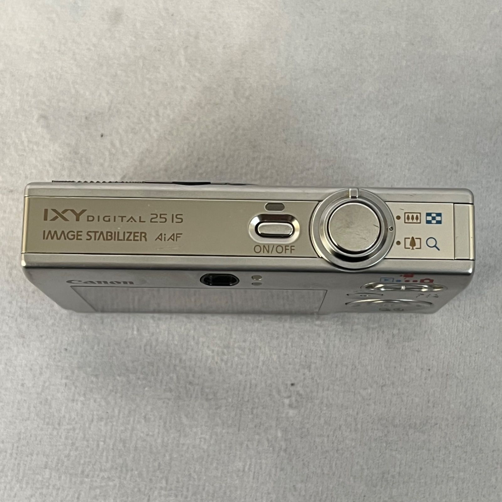 管2603-109】CANON キヤノン IXY DIGITAL 25 IS シルバー コンパクト 