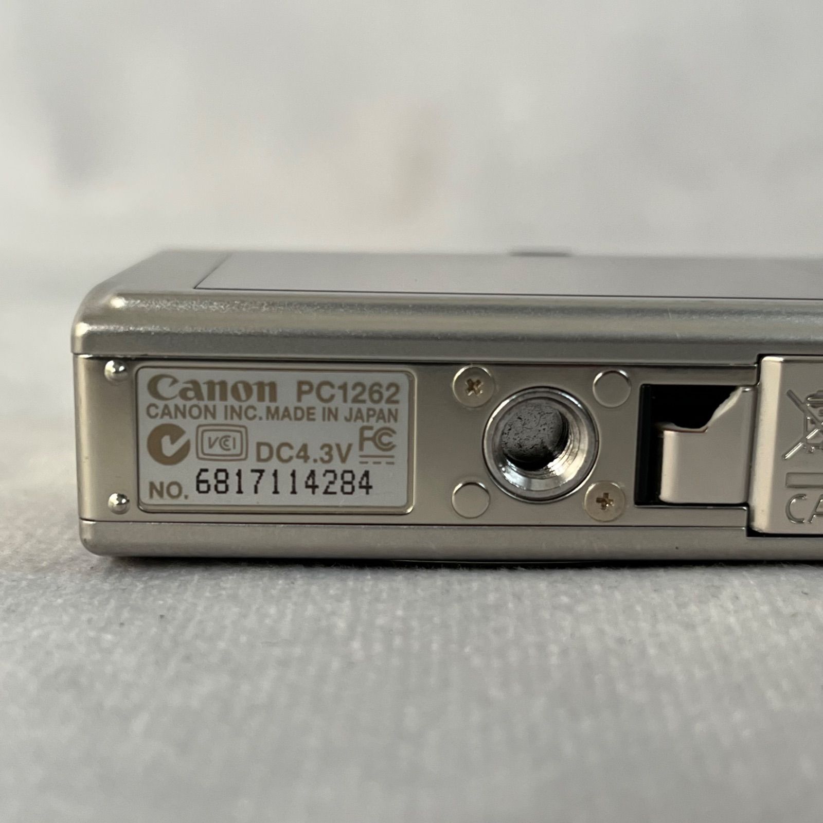 管2603-109】CANON キヤノン IXY DIGITAL 25 IS シルバー コンパクト 