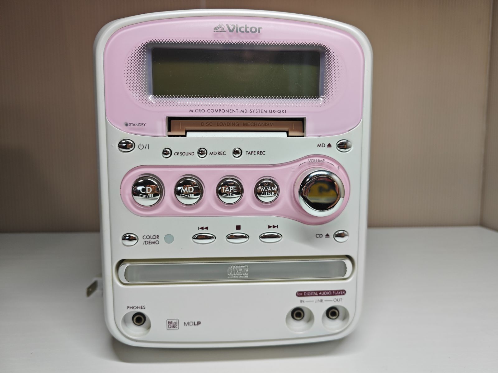 Victor CD/MDコンポ UX-QX1 ピンク 2007年製 - メルカリ