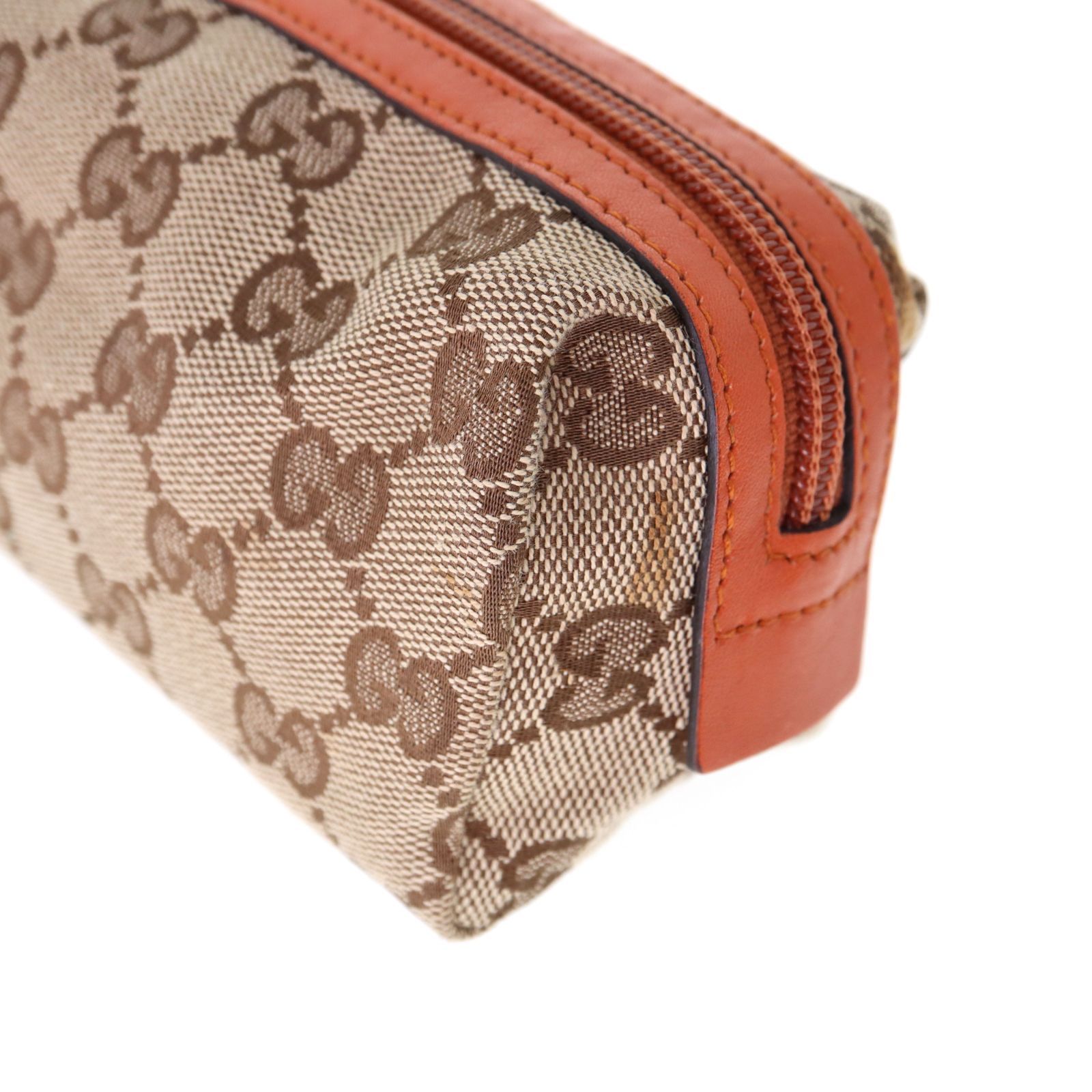 中古】GUCCI グッチ 29596 GGキャンバスポーチ レディース メンズ 小物