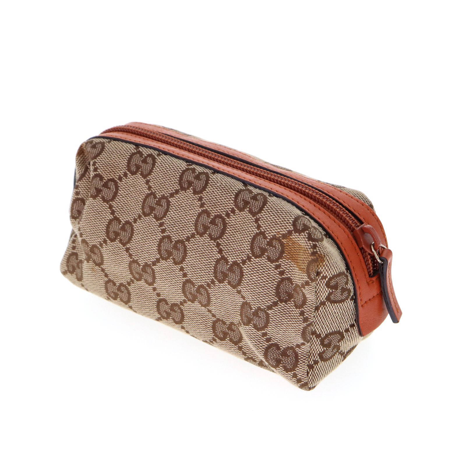 中古】GUCCI グッチ 29596 GGキャンバスポーチ レディース メンズ 小物