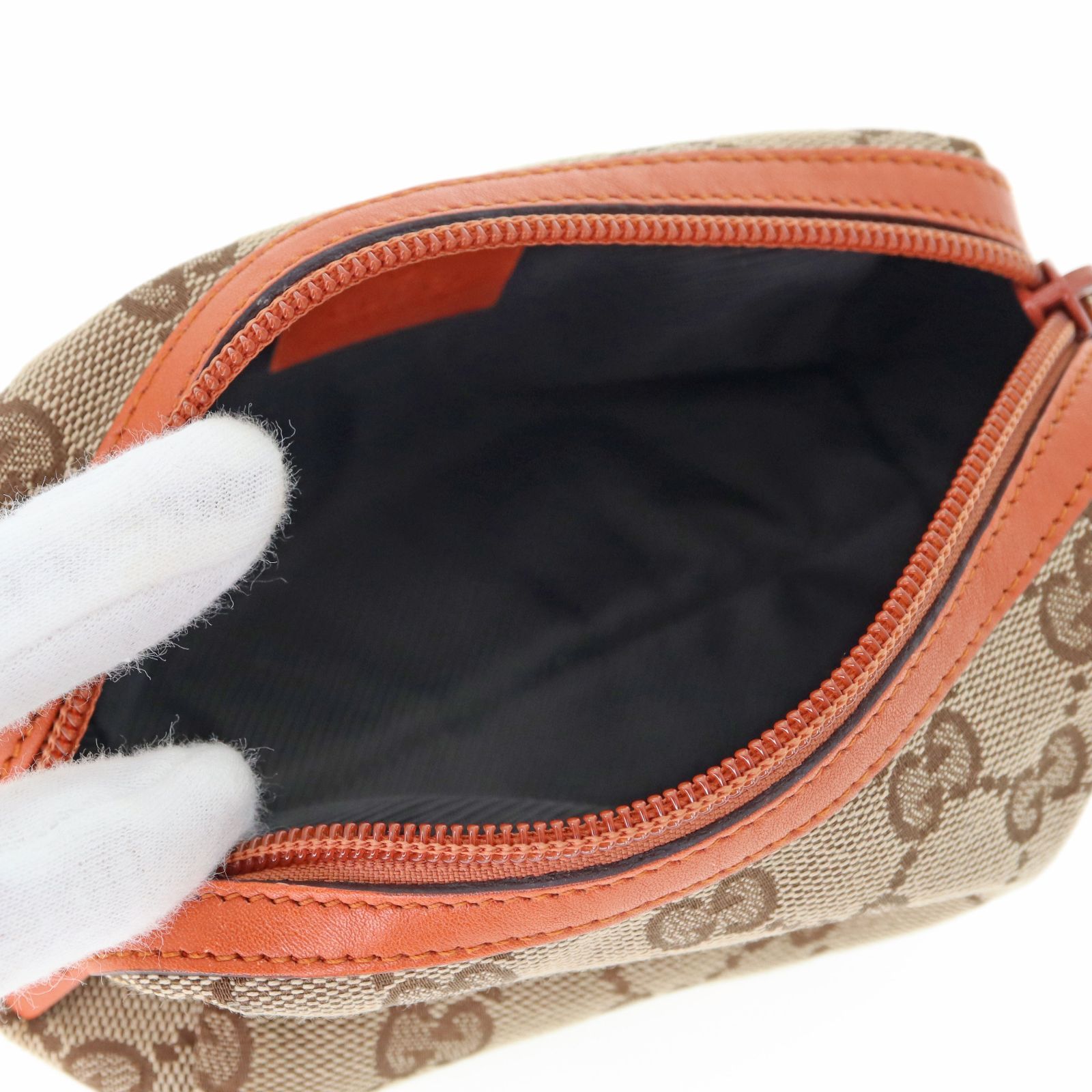 中古】GUCCI グッチ 29596 GGキャンバスポーチ レディース メンズ 小物