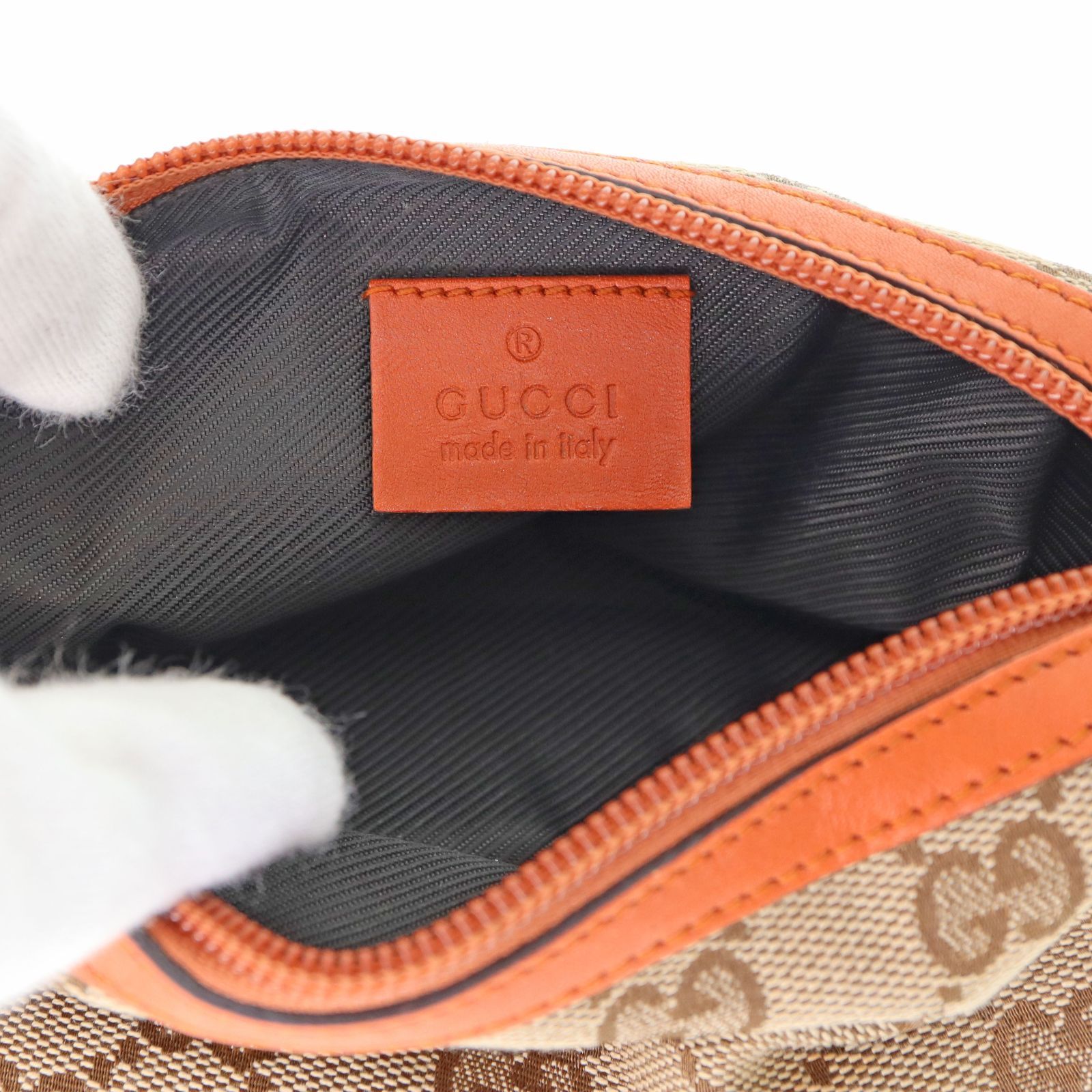 中古】GUCCI グッチ 29596 GGキャンバスポーチ レディース メンズ 小物