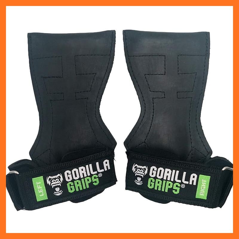 【新品】 GORILLA SQUAD(ゴリラスクワッド) ゴリラグリップス パワーグリップ Ver.2.7 高強度滑り止めラバー 男女兼用 握力補助 GORILLA GRIPS グリーン M 0