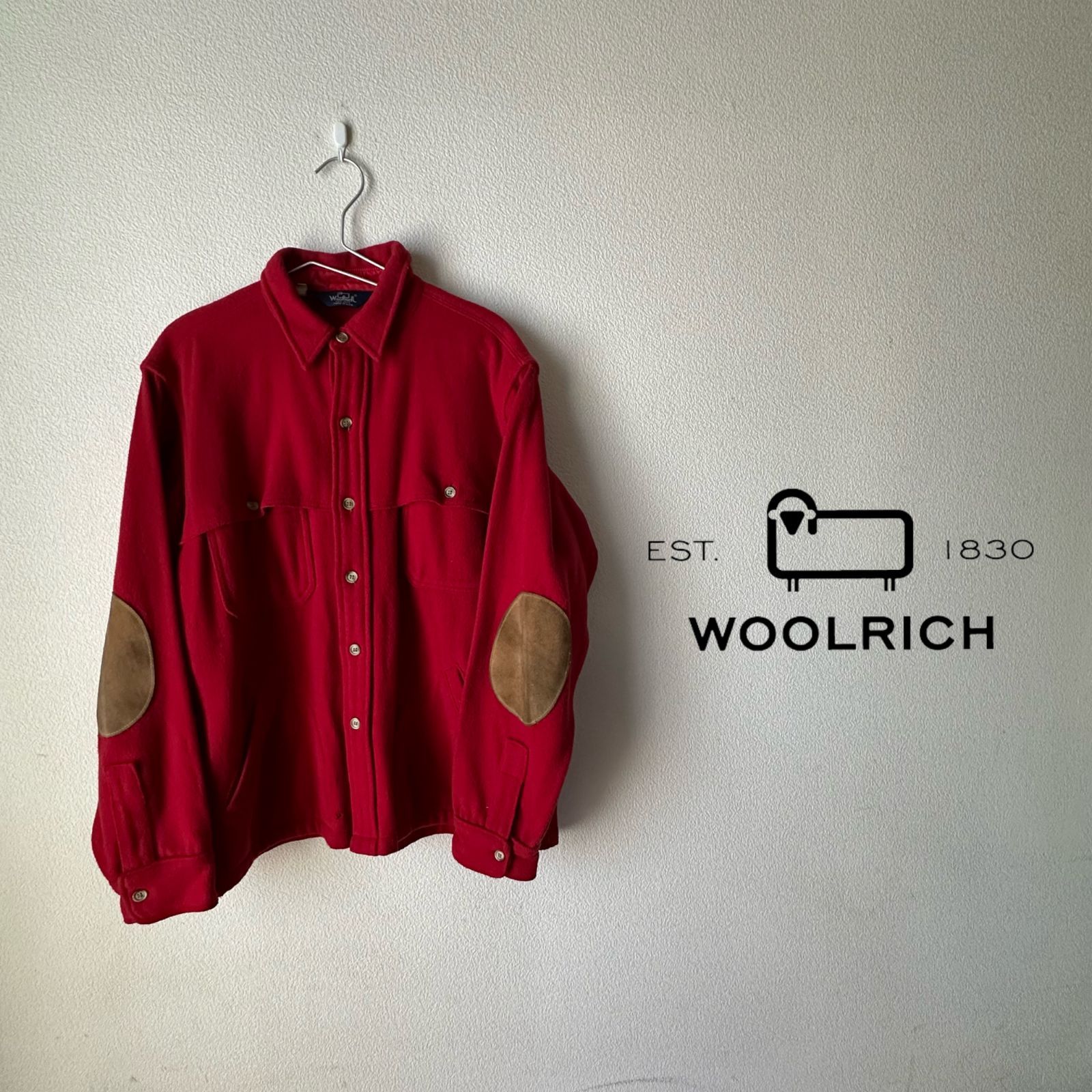 USED【Woolrich】OLD VINTAGE USA製 WOOL CPO JACKET / RED / L - メルカリ