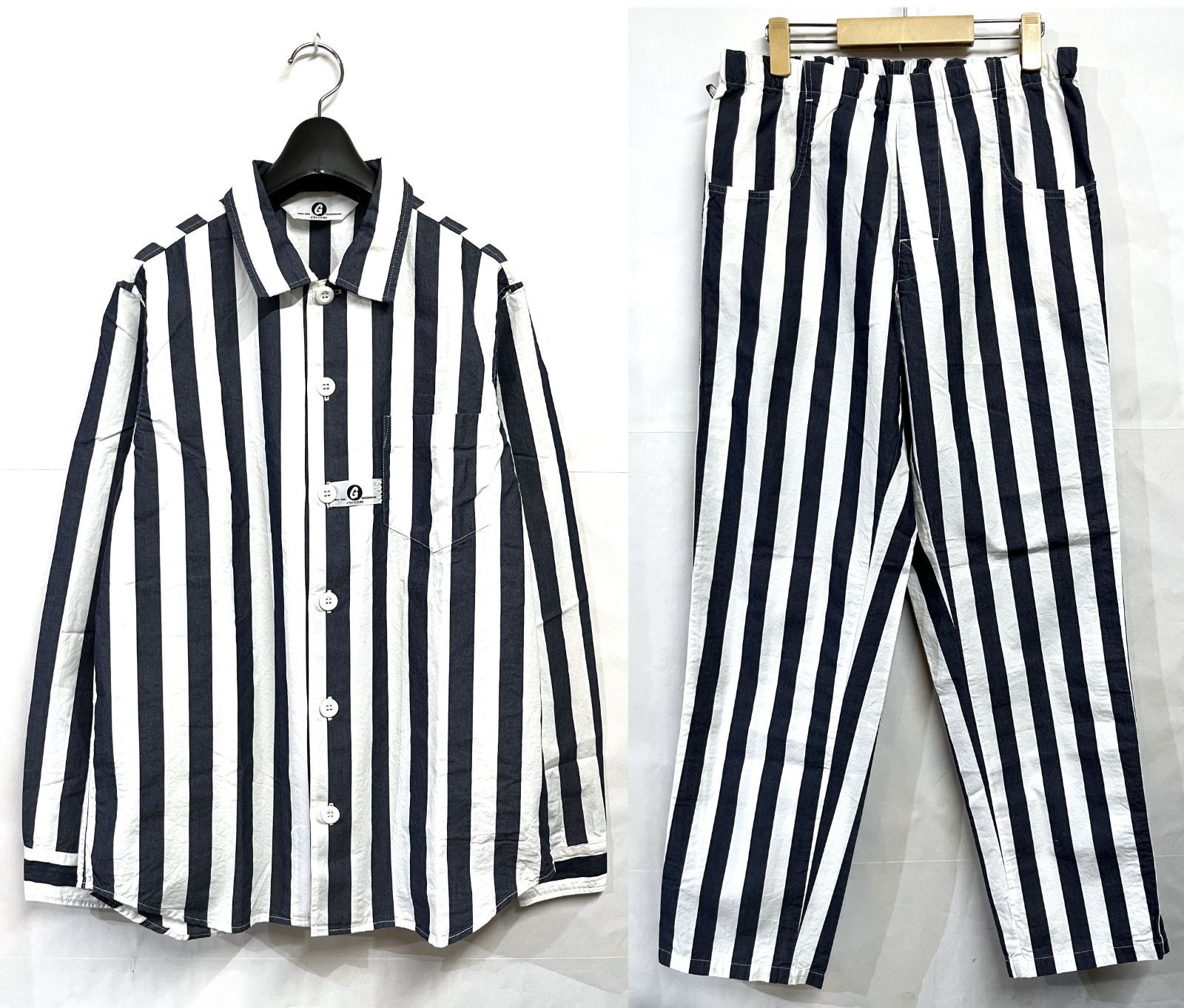 GOODENOUGH｜グッドイナフ 復刻 囚人服 囚人シャツ 囚人パンツ 