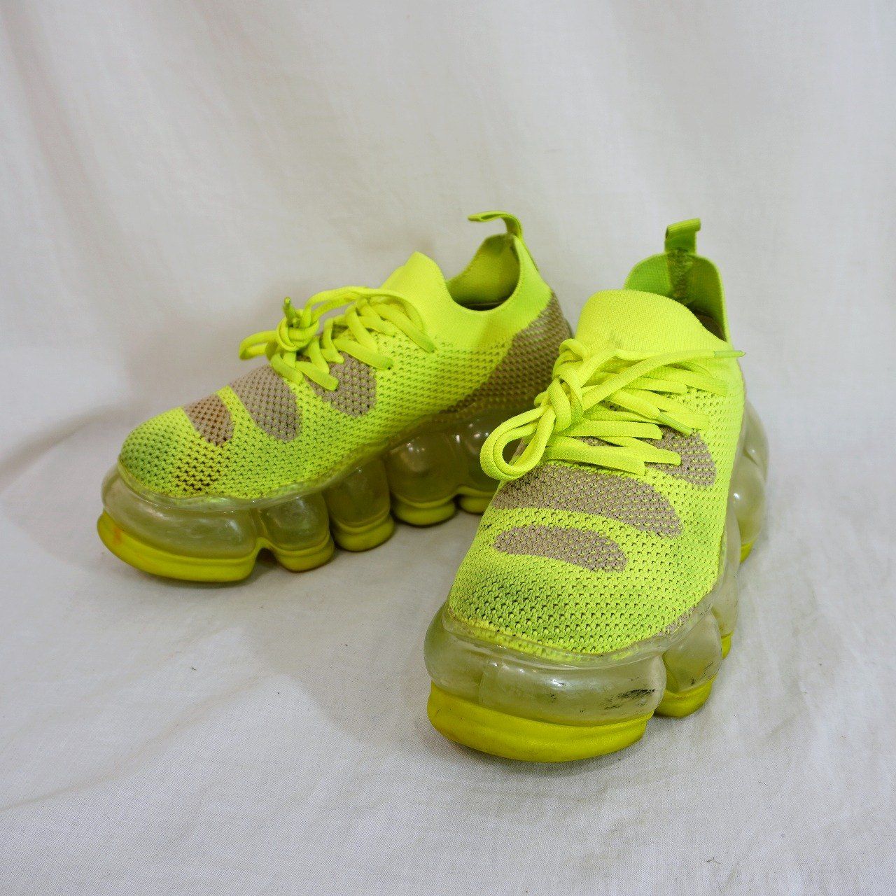 grounds 24cm mikiosakabe 厚底スニーカー MOOPIE EL/RF/YELLOW 