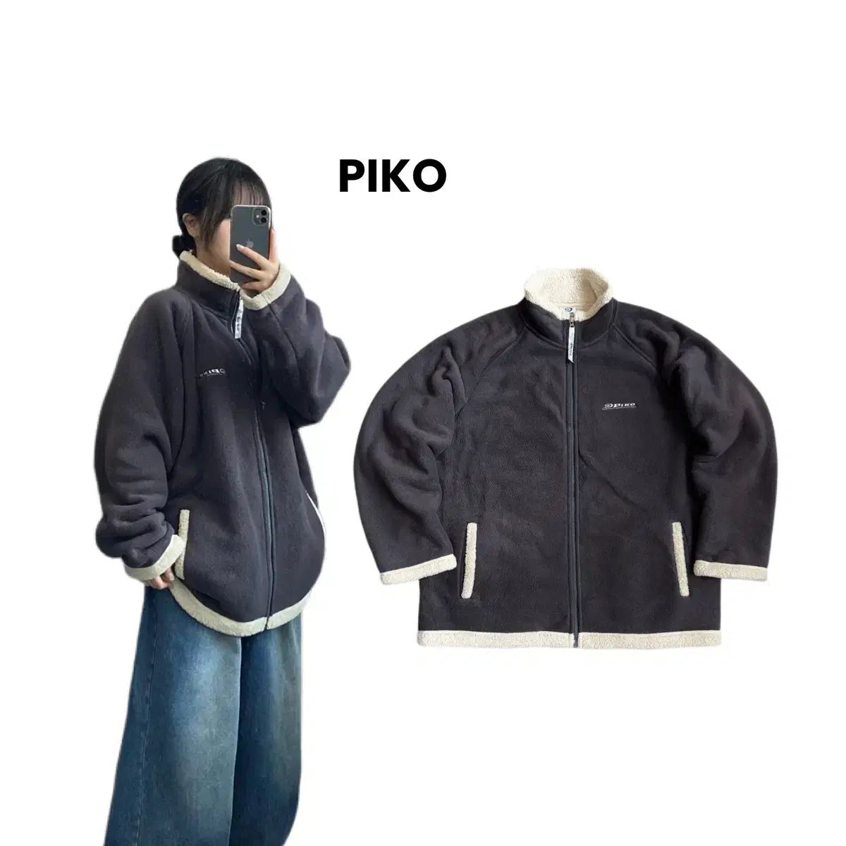 定番，最新作 PIKO ピコ ジャパン オールドスクール フリース ジャケット