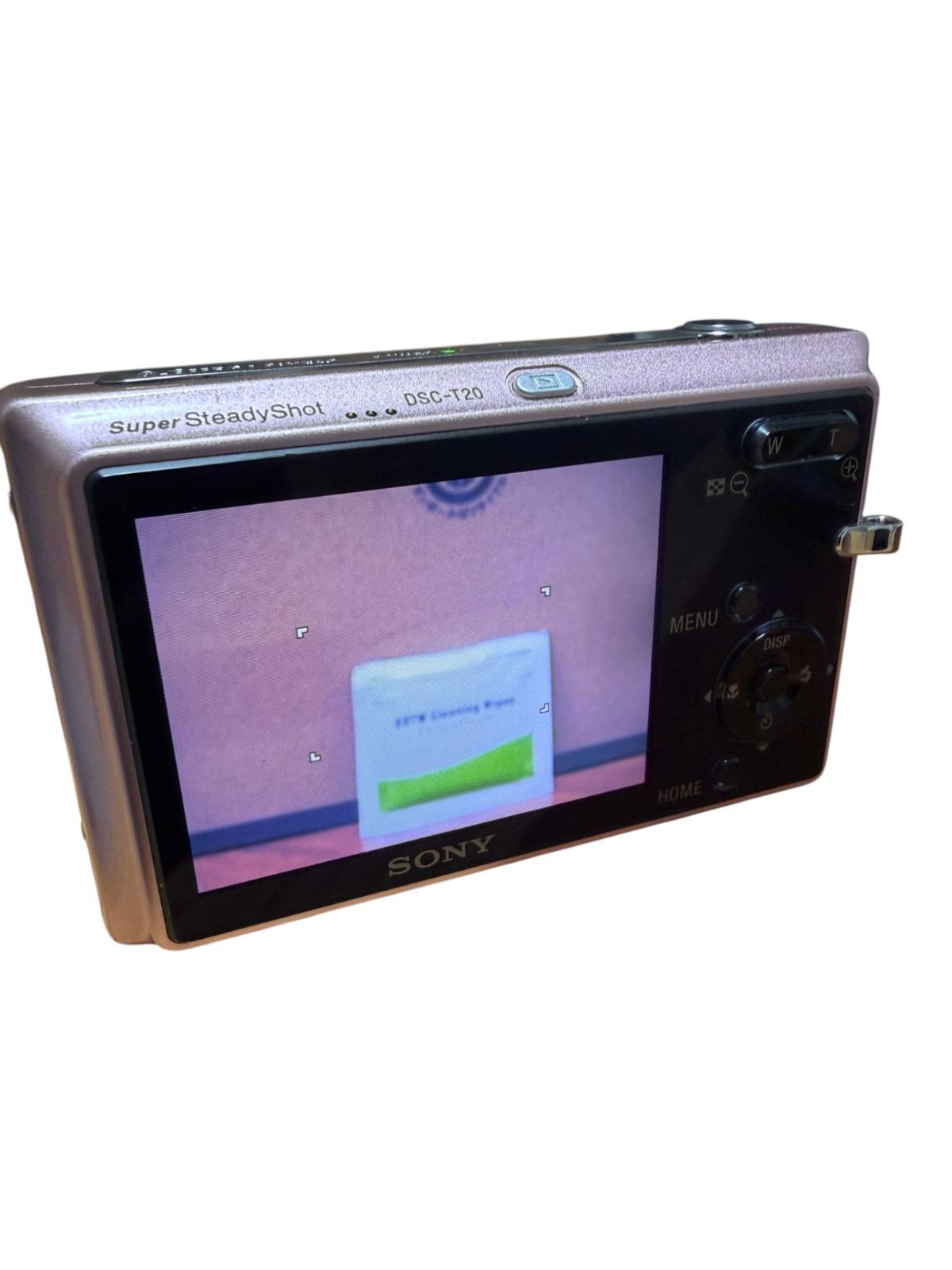 カメラ SONY ソニー Cyber-Shot DSC-T20 ピンク動作確認済み