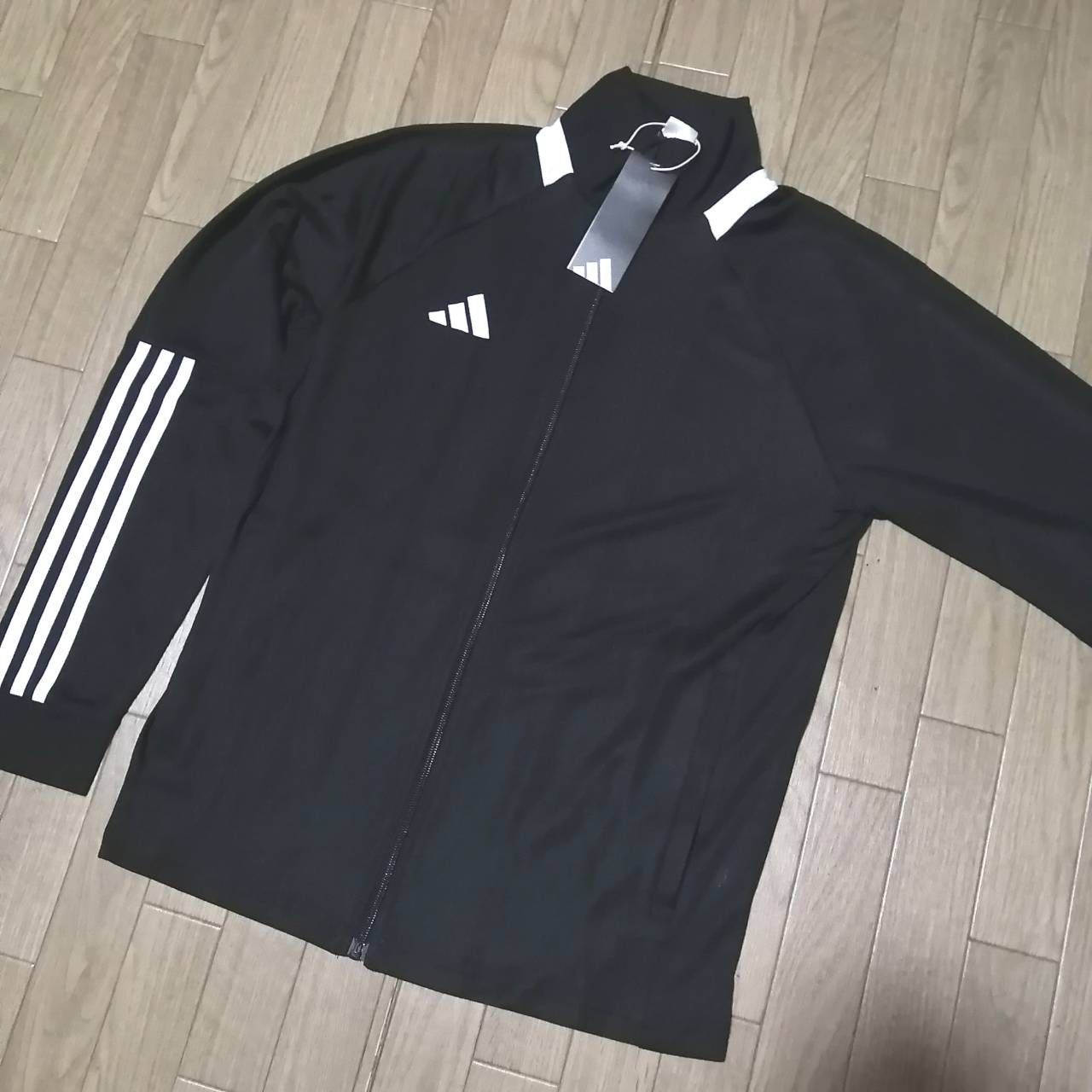 新生活応援SALE】新品 アディダス メンズ ジャージ セットアップ 黒 