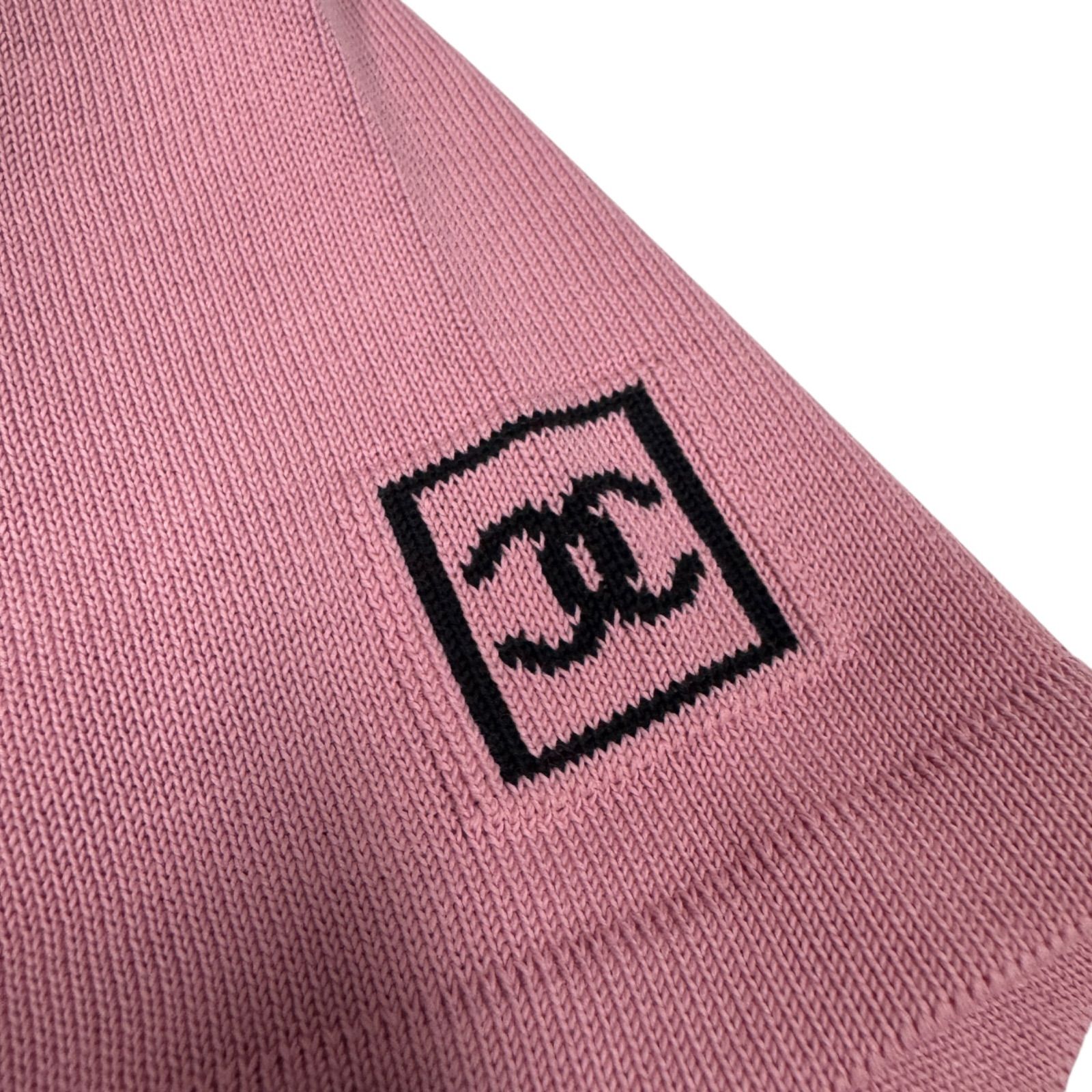 希少 美品 CHANEL シャネル スポーツ 03A ココマーク ニット