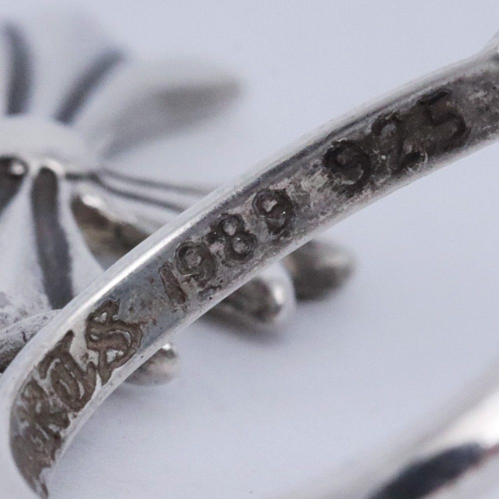 CHROME HEARTS タイニーCHクロス フープイヤリング ピアス シルバー