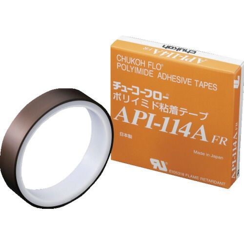 チューコーフロー ポリイミドテープAPI114AFR 0.08X19X20M