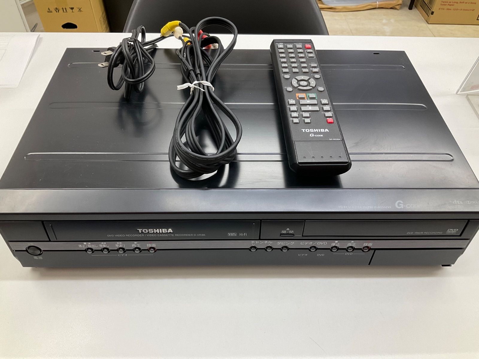 テレビ・映像機器 TOSHIBA ビデオ一体型DVDレコーダー D-VR8K ダビング