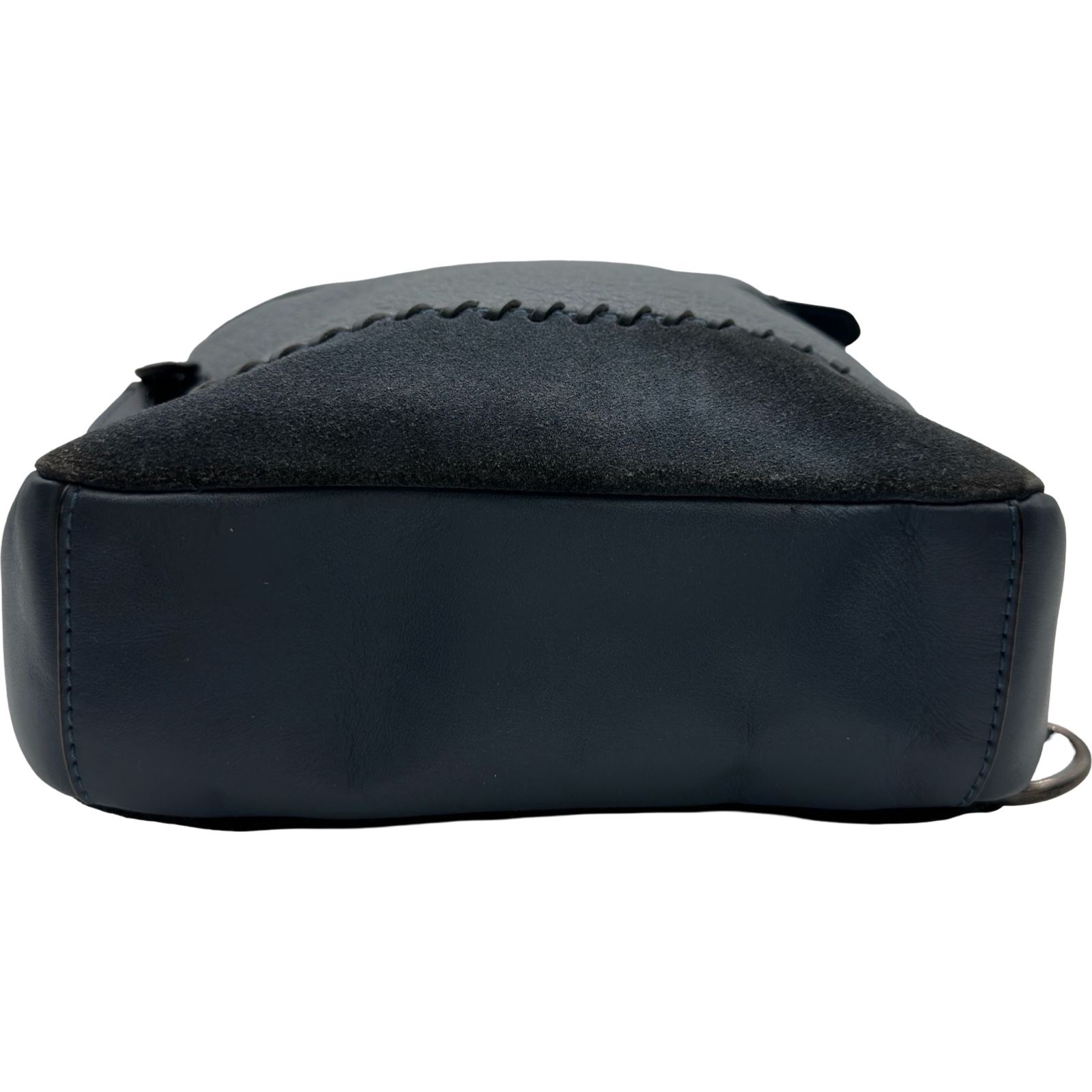 コーチ COACH ボディバッグ F11236 ブルー レザー メンズ ボディバッグ