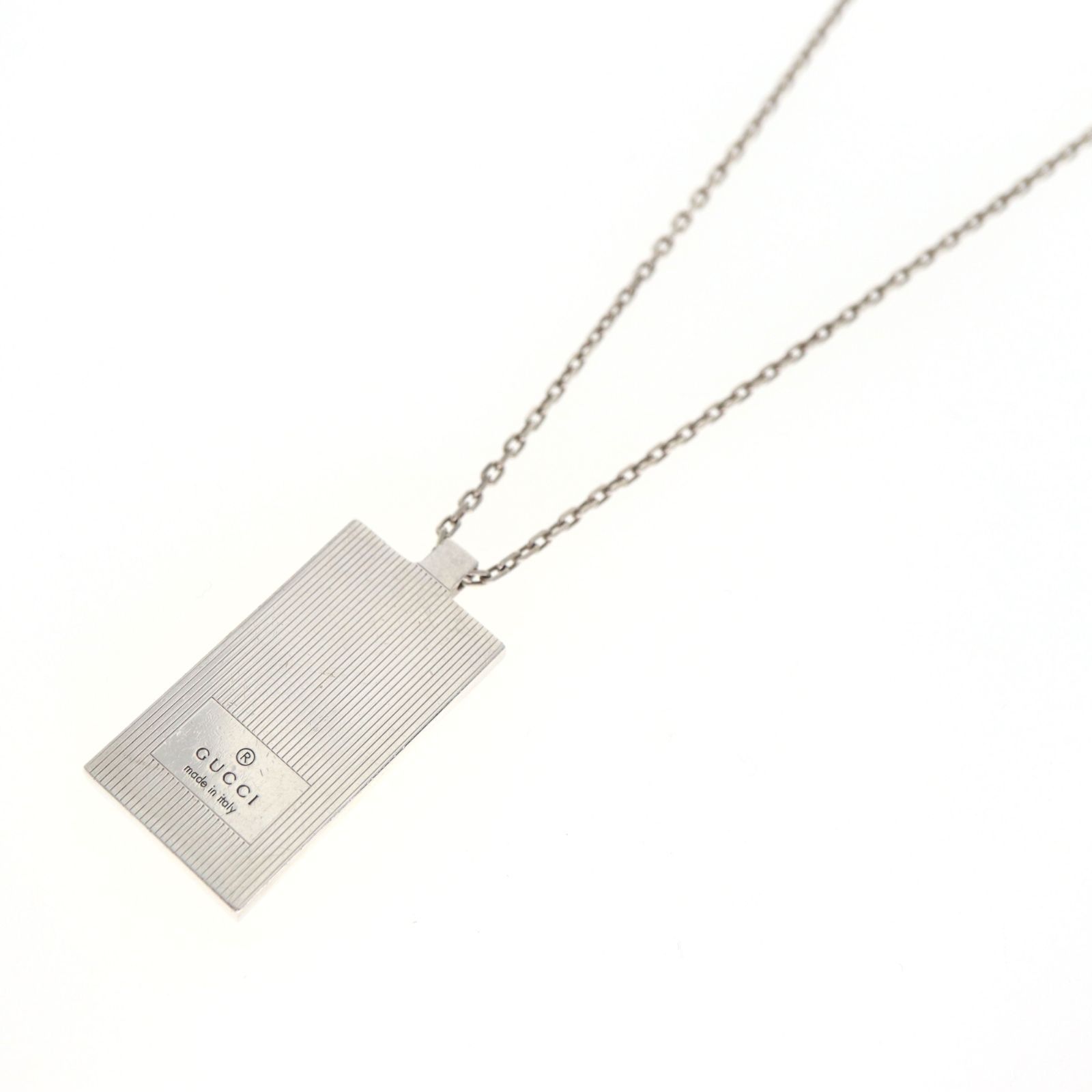 中古】GUCCI グッチ シルバーネックレス 約28g 約60㎝ レディース 