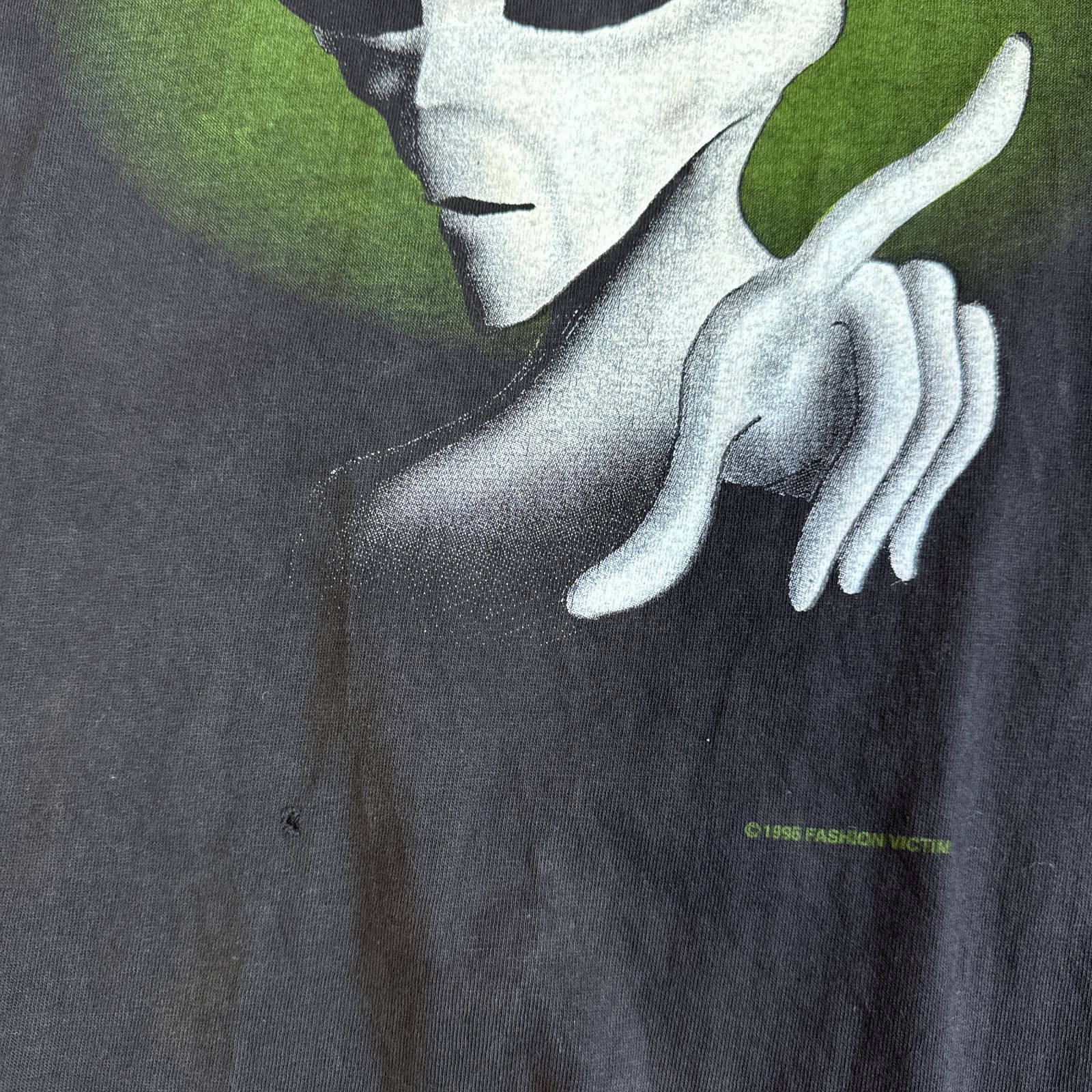 90s FASHION VICTIM 1995 エイリアン Tシャツ XLサイズ Alien プリント 