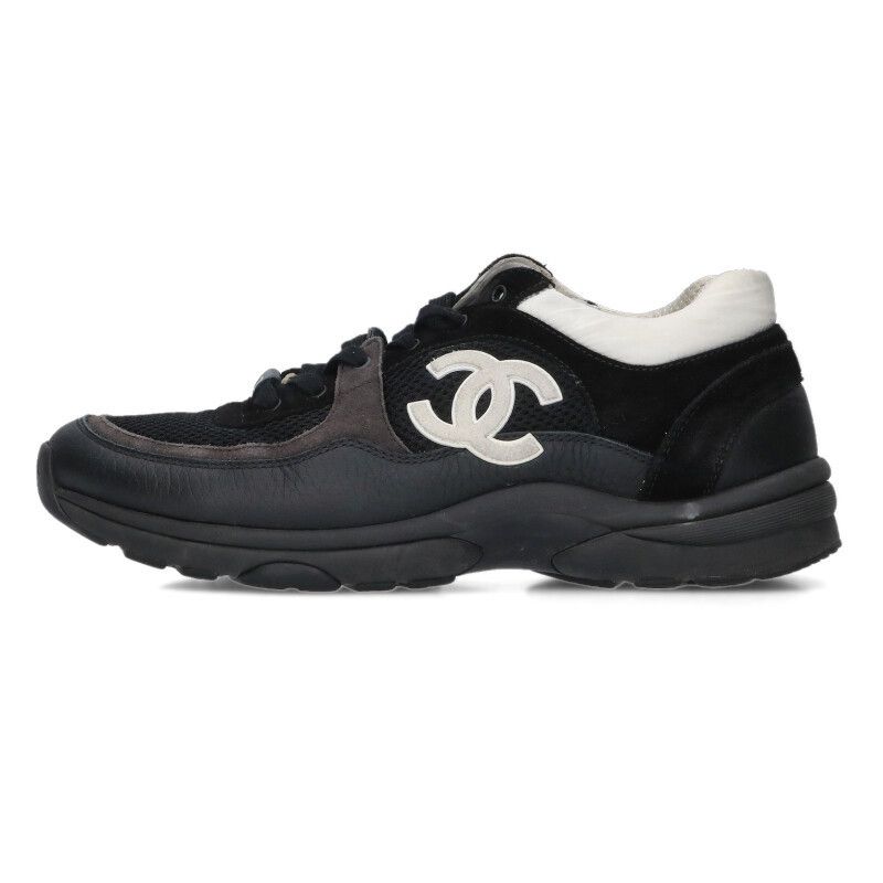 CHANEL シャネル メッシュ スニーカー ココマーク G38301 ブラック CHANEL シャネル メッシュ スニーカー ココマーク G38301 ブラック