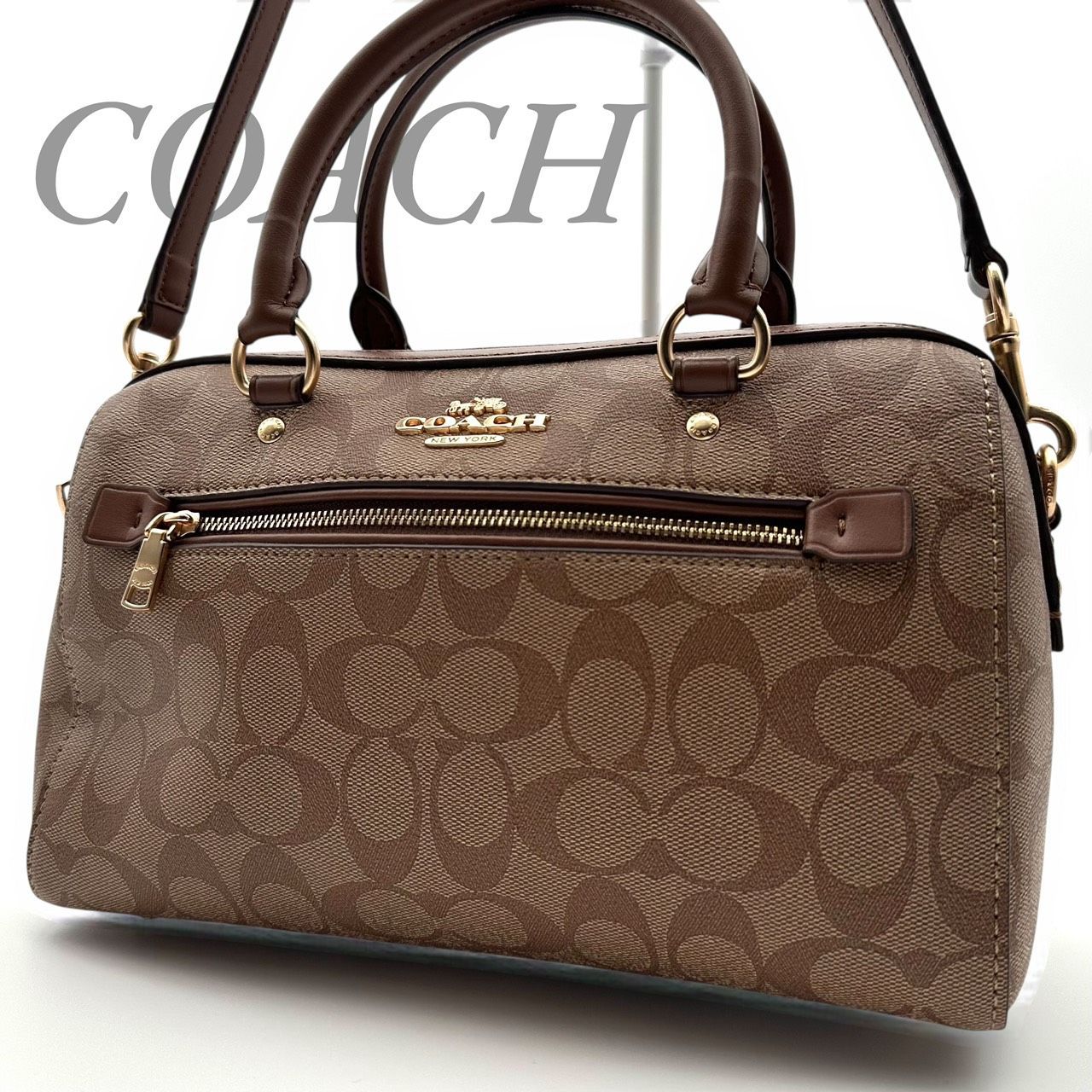 B4820】 COACH コーチ F83607 ショルダーバッグ ハンドバッグ ローアン 
