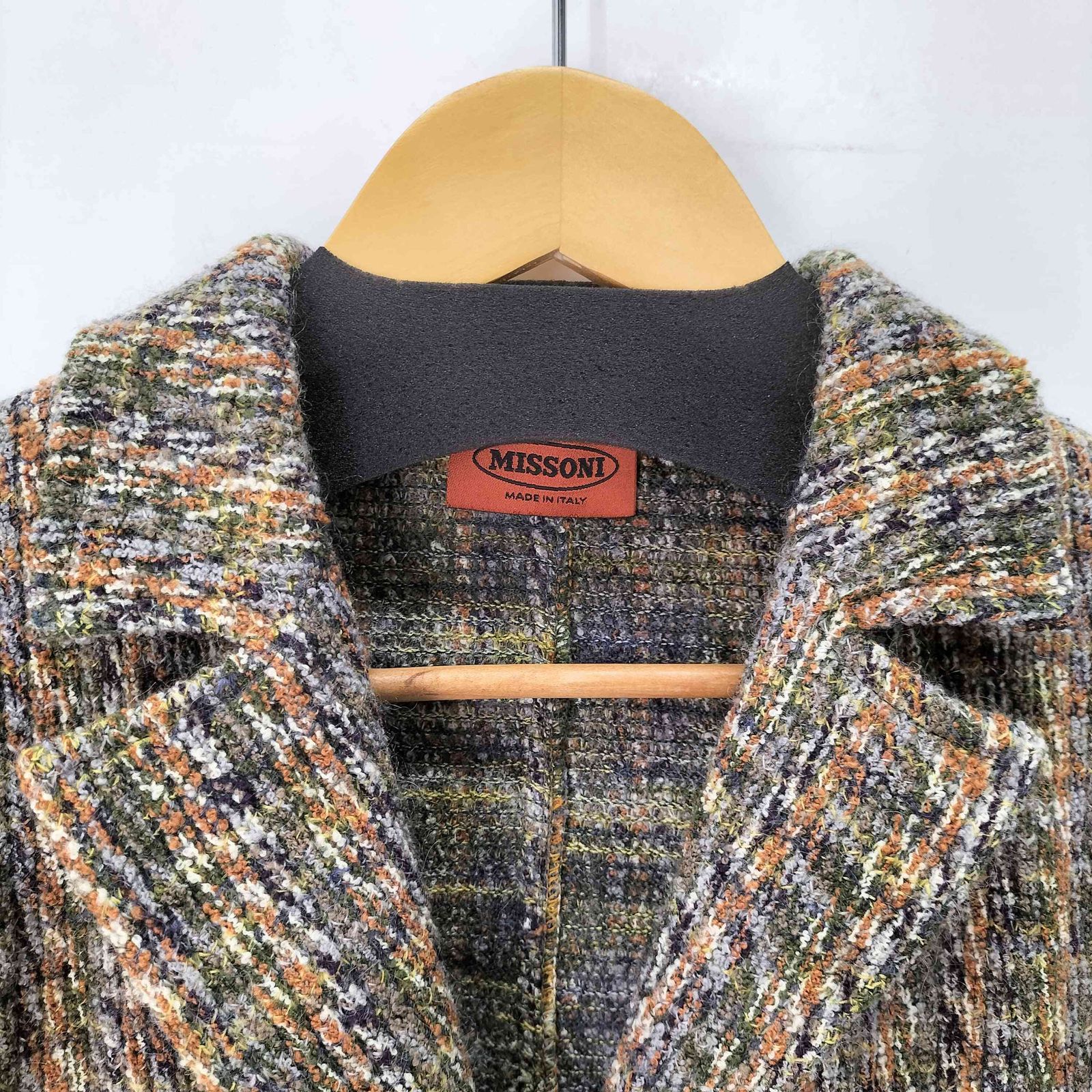 レディース ミッソーニ MISSONI イタリア製 ツイードテーラード 