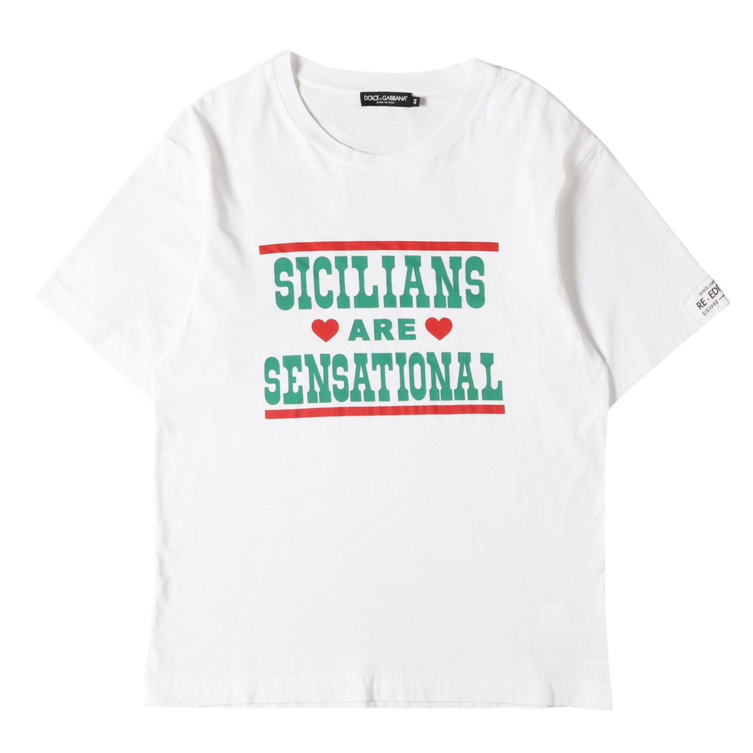 美品】DOLCE&GABBANA ドルチェ&ガッバーナ Tシャツ ホワイト 白 サイズ