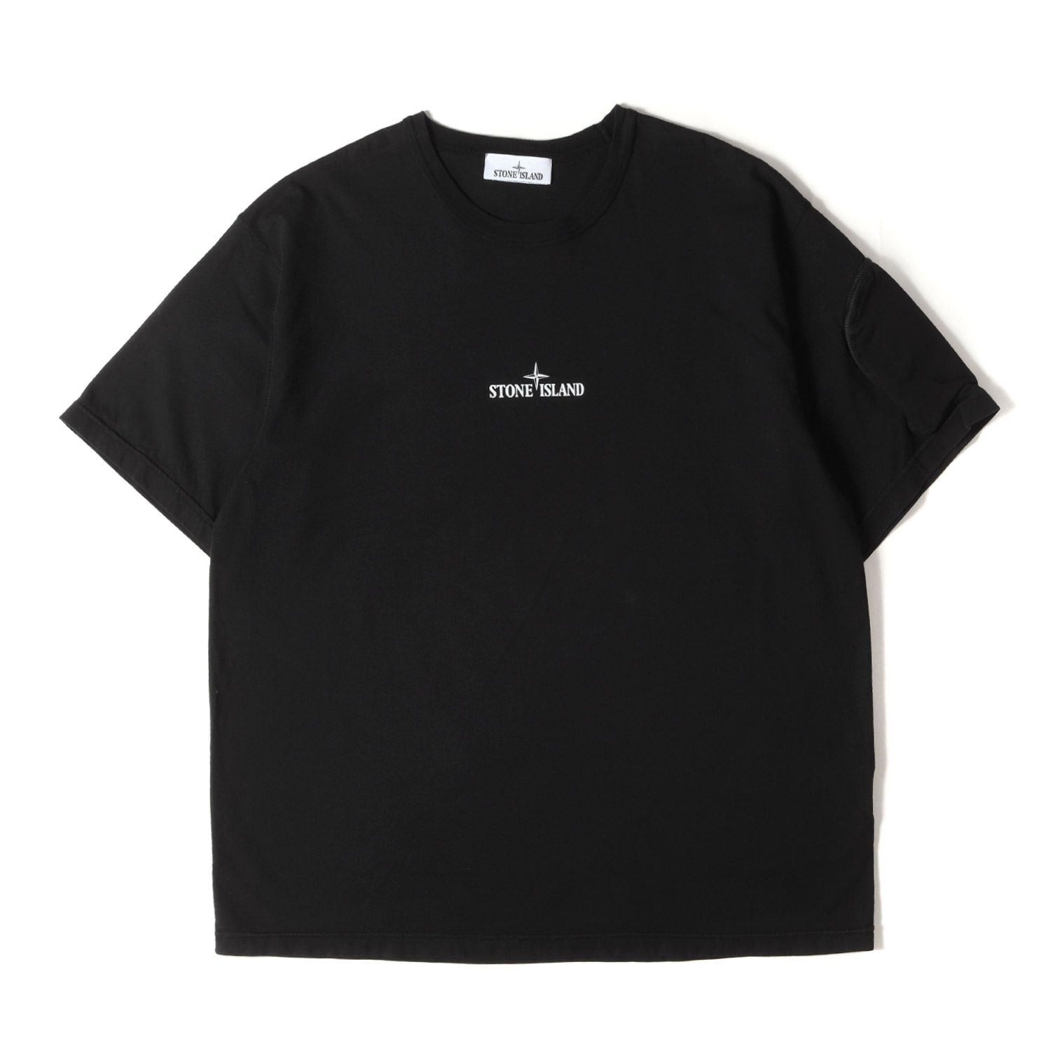 美品】STONE ISLAND ストーンアイランド Tシャツ ブラック 黒 サイズ