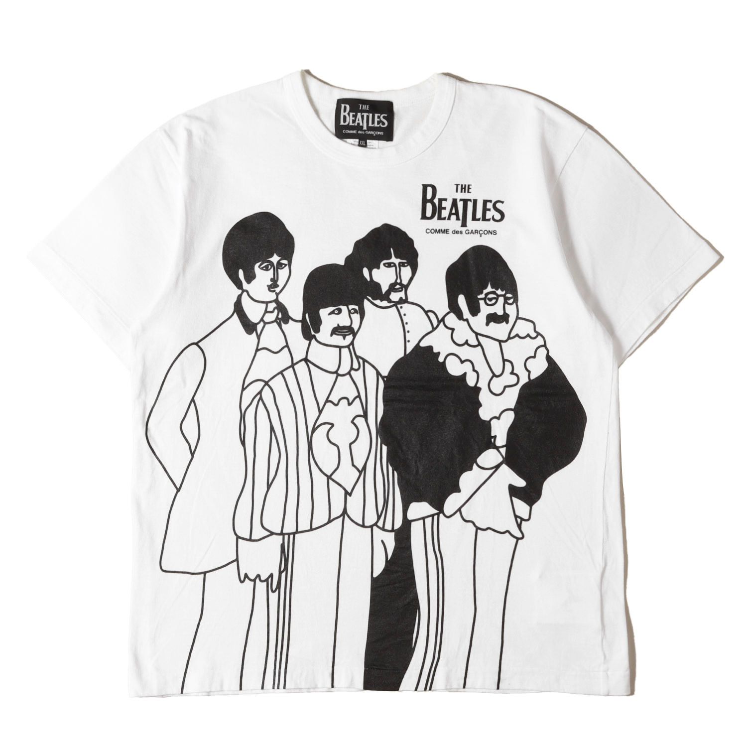 COMME des GARCONS コムデギャルソン Tシャツ ホワイト 白 サイズ:XXL 