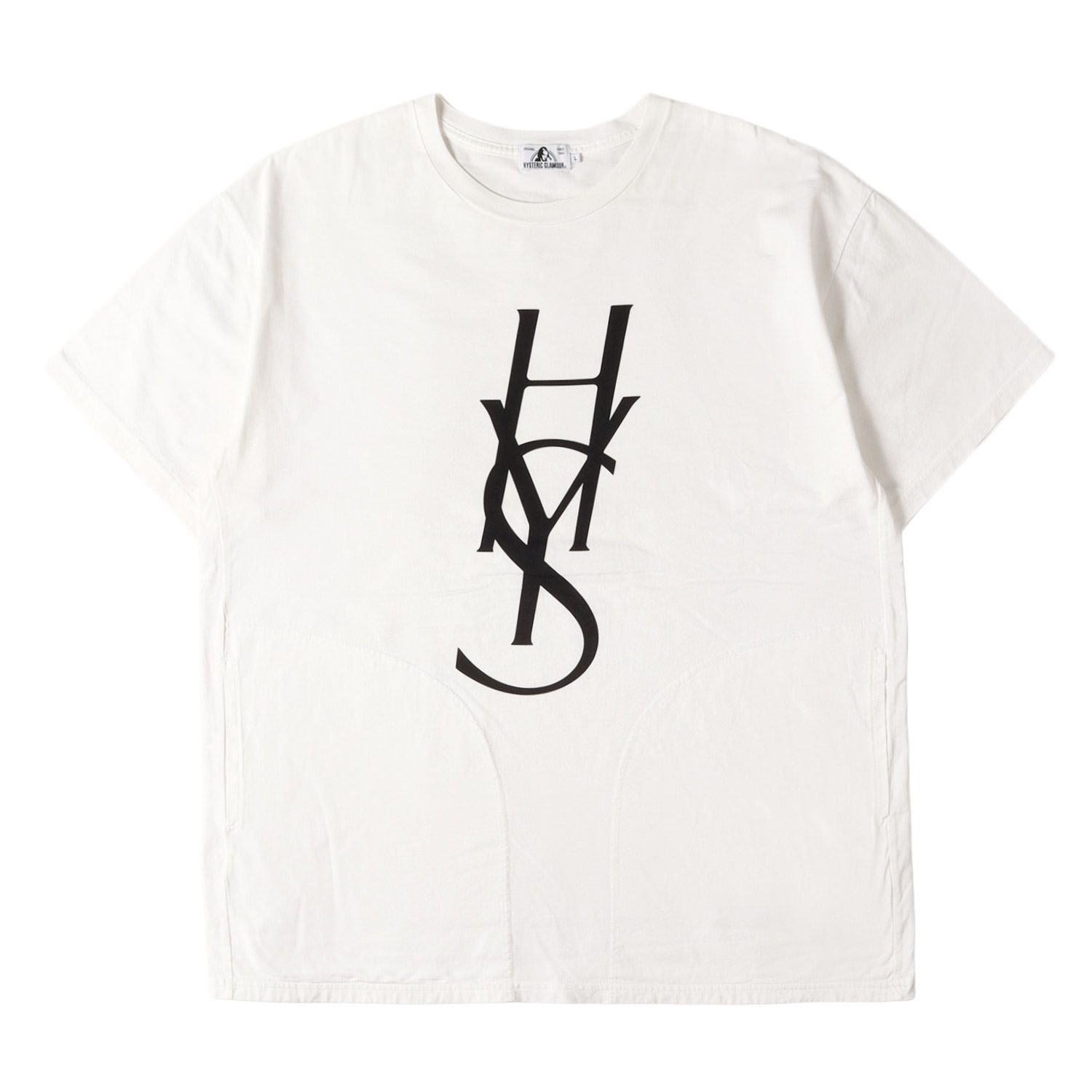 美品】HYSTERIC GLAMOUR ヒステリックグラマー Tシャツ ホワイト 白