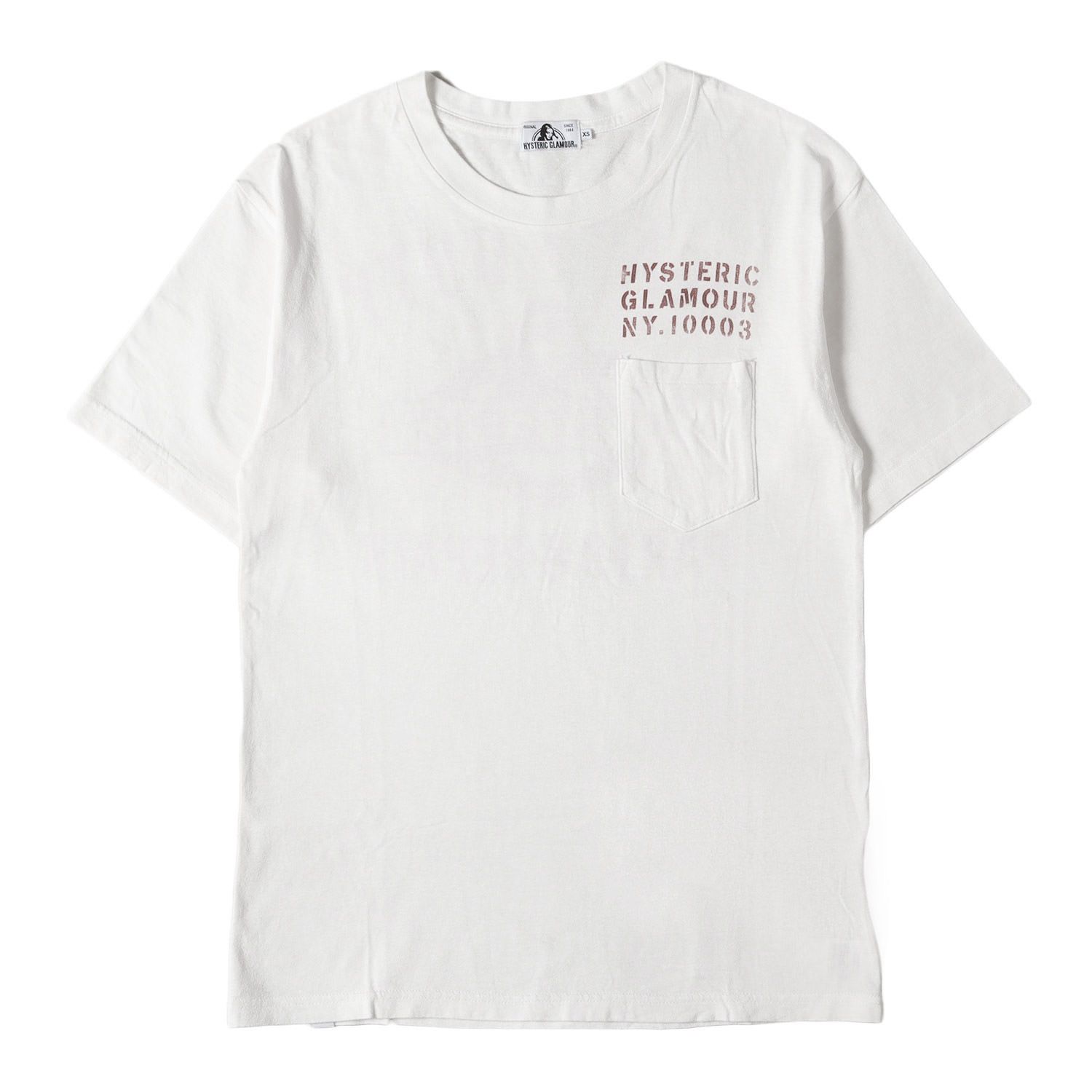 HYSTERIC GLAMOUR ヒステリックグラマー Tシャツ ホワイト 白 サイズ