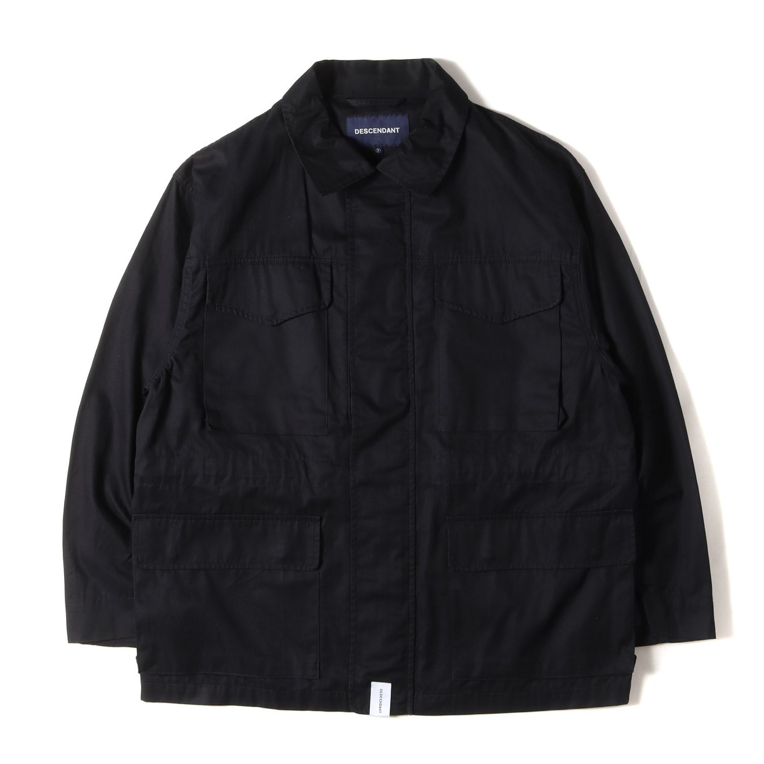 DESCENDANT ディセンダント ジャケット ブラック 黒 サイズ:3 | 21SS 