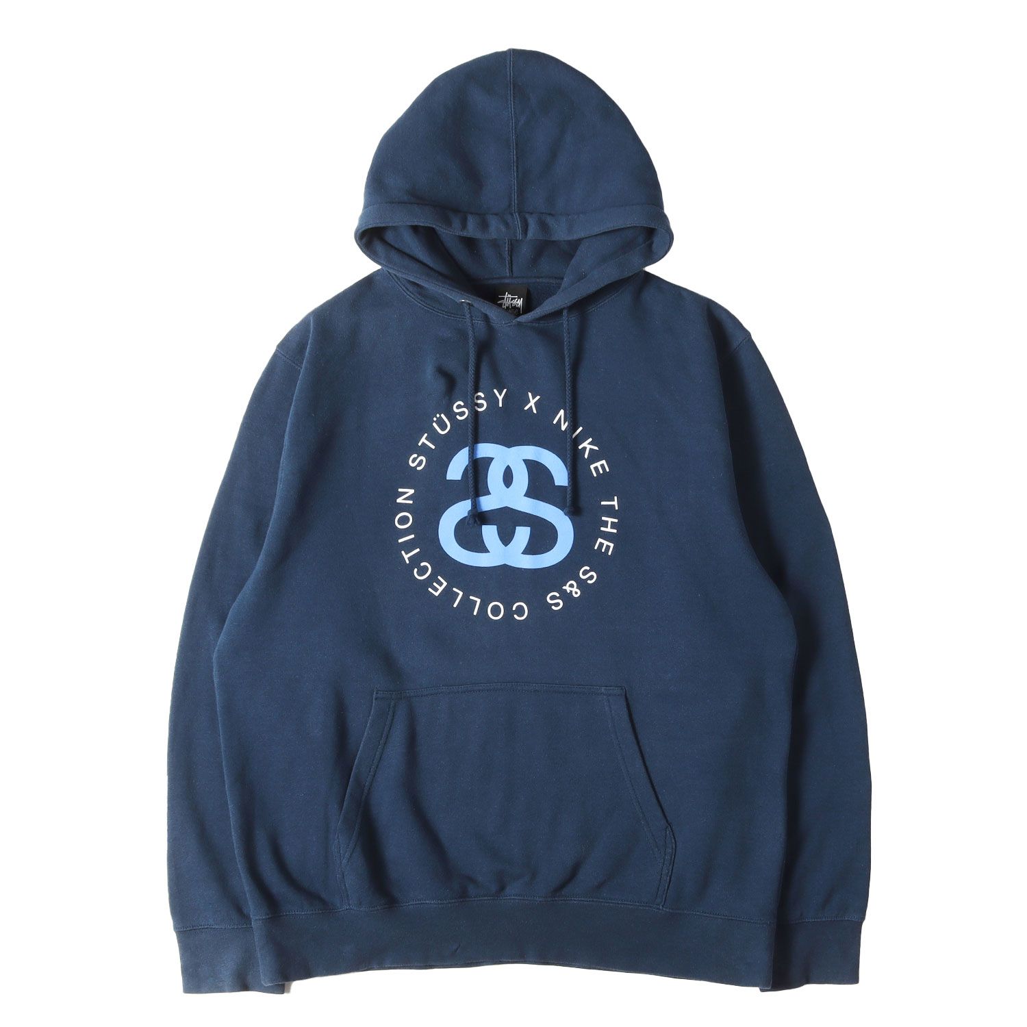 メンズ STUSSY ステューシー パーカー ネイビー 紺 サイズ:XL | NIKE 