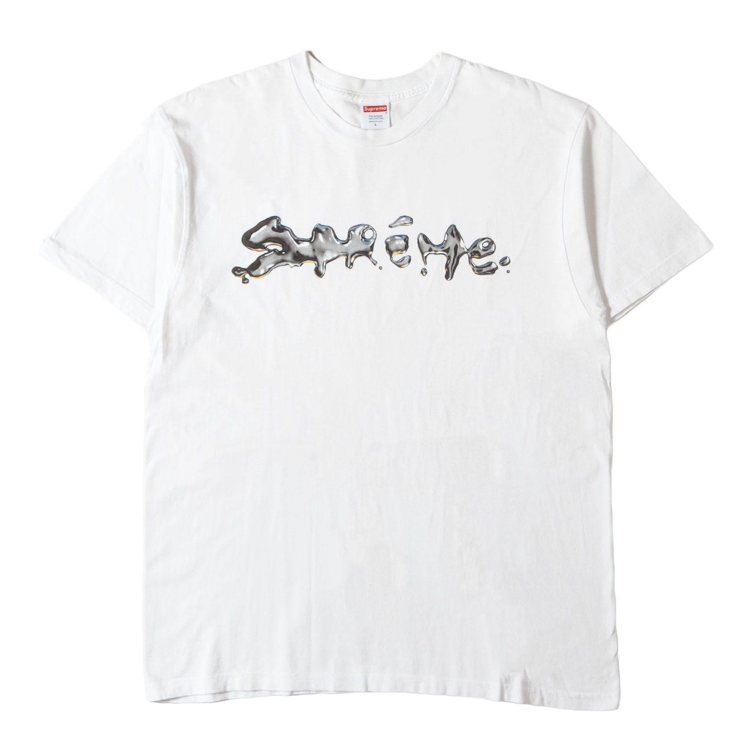 Supreme シュプリーム Tシャツ ホワイト 白 サイズ:L | リキッドロゴ