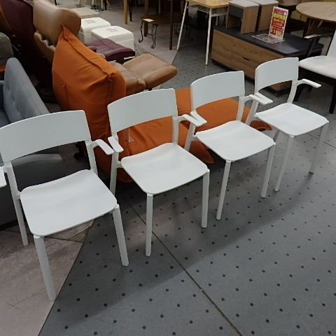 スタッキングチェア 4脚セット IKEA JANINGE イケア ヤニンゲ 廃盤品 