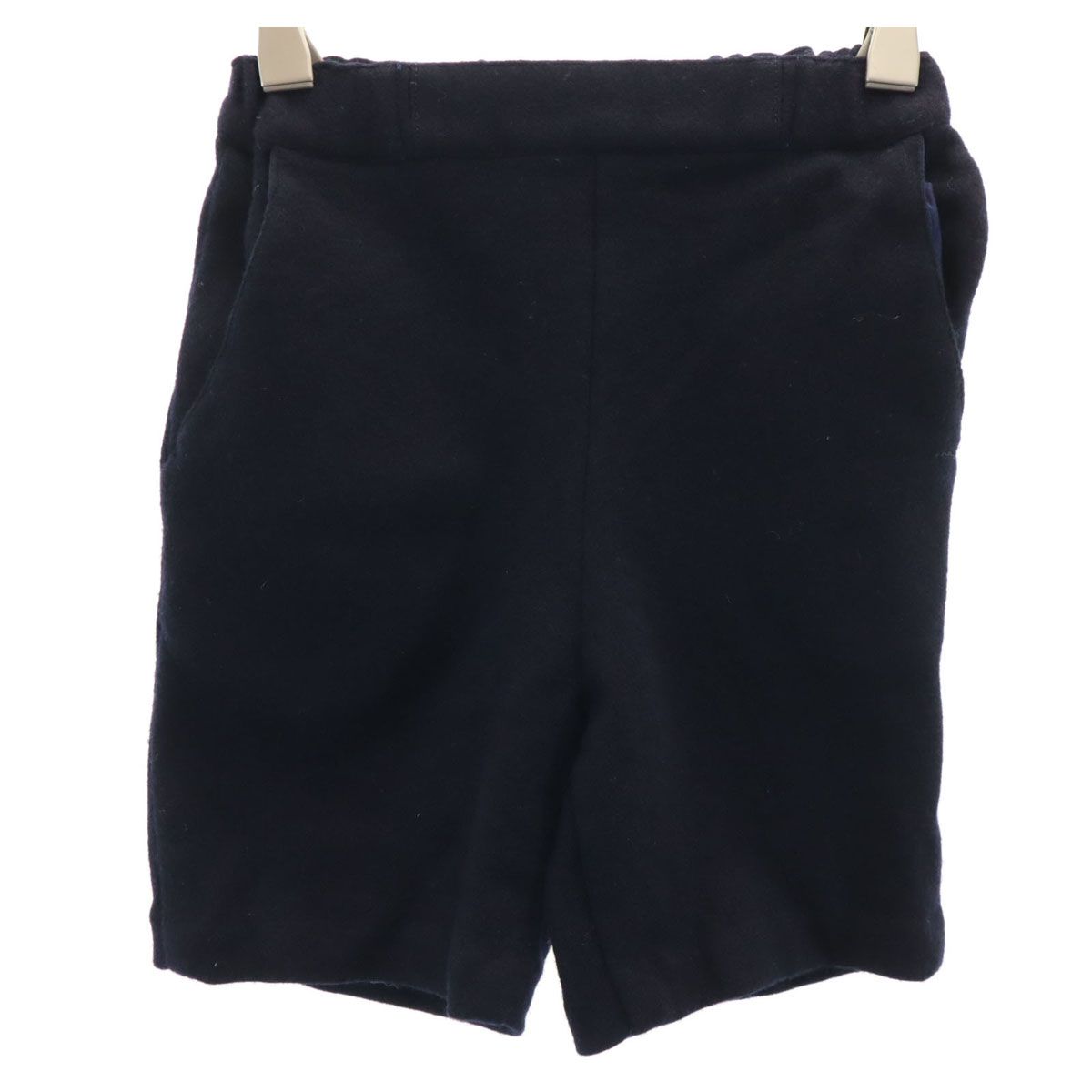 Familiar ファミリア ウール ショートパンツ 120 ネイビー キッズ 古着 