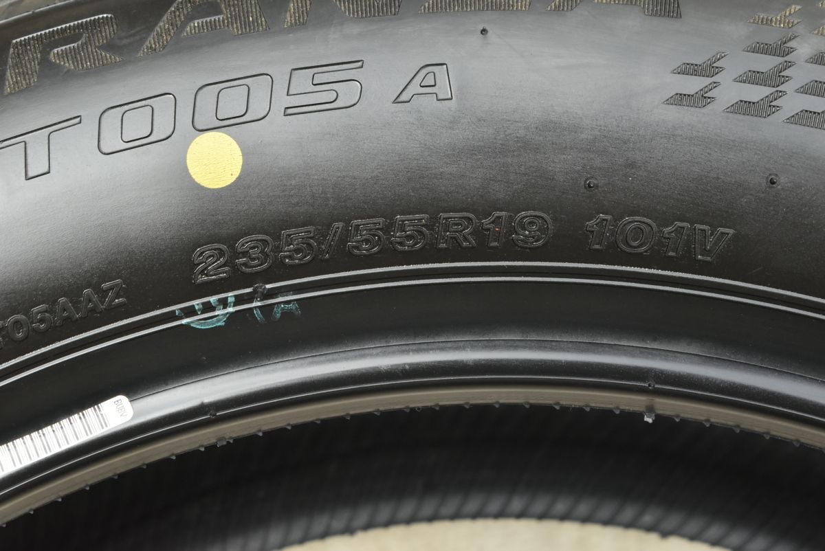 2025年製 新車外し】ブリヂストン トランザ T005A 235/55R19 タイヤ 