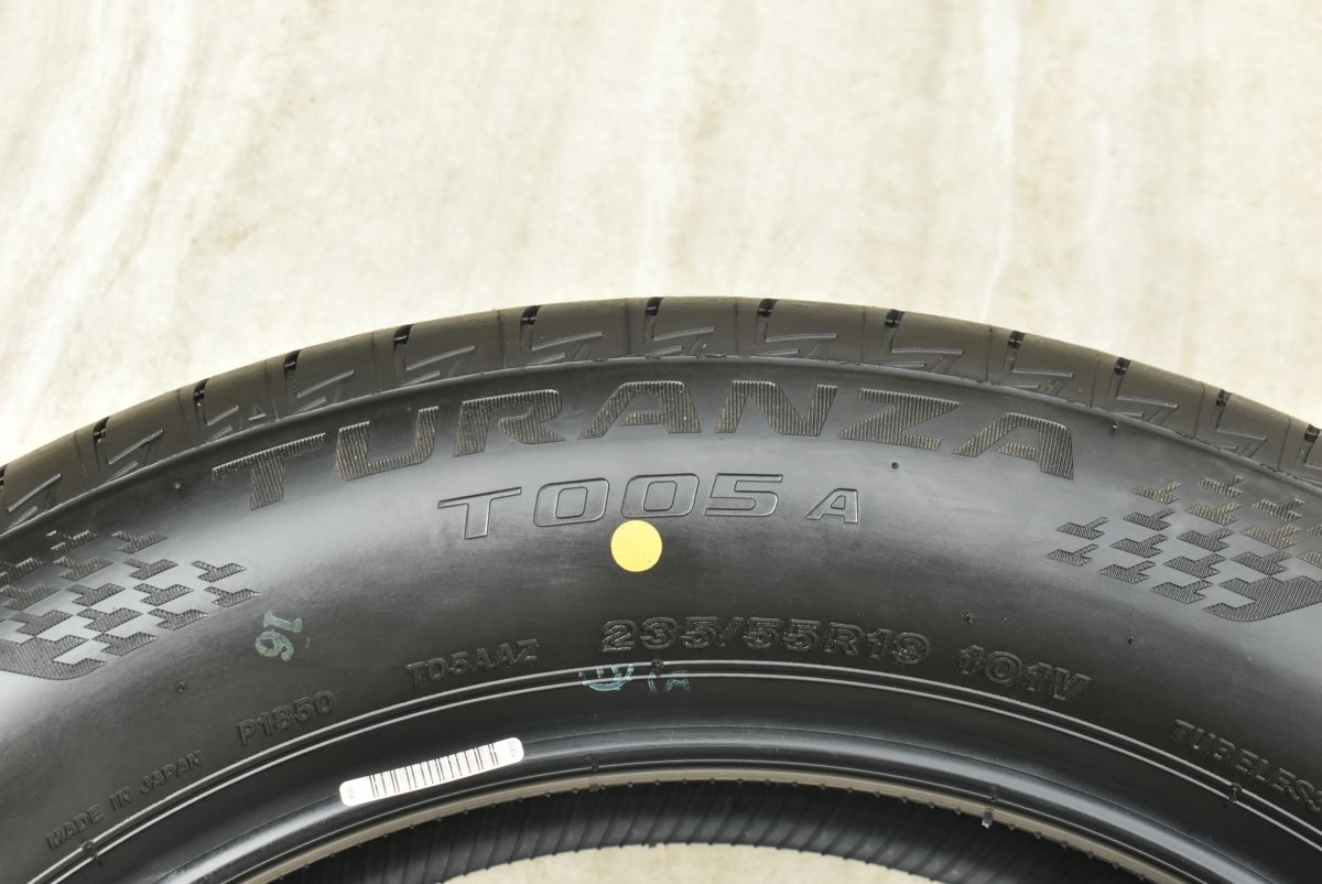 2025年製 新車外し】ブリヂストン トランザ T005A 235/55R19 タイヤ
