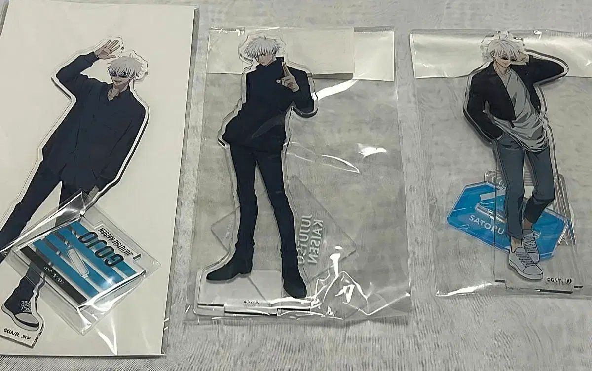未開封 五条悟 アクリルスタンド 3種 まとめ TSUTAYA 等_呪術廻戦 
