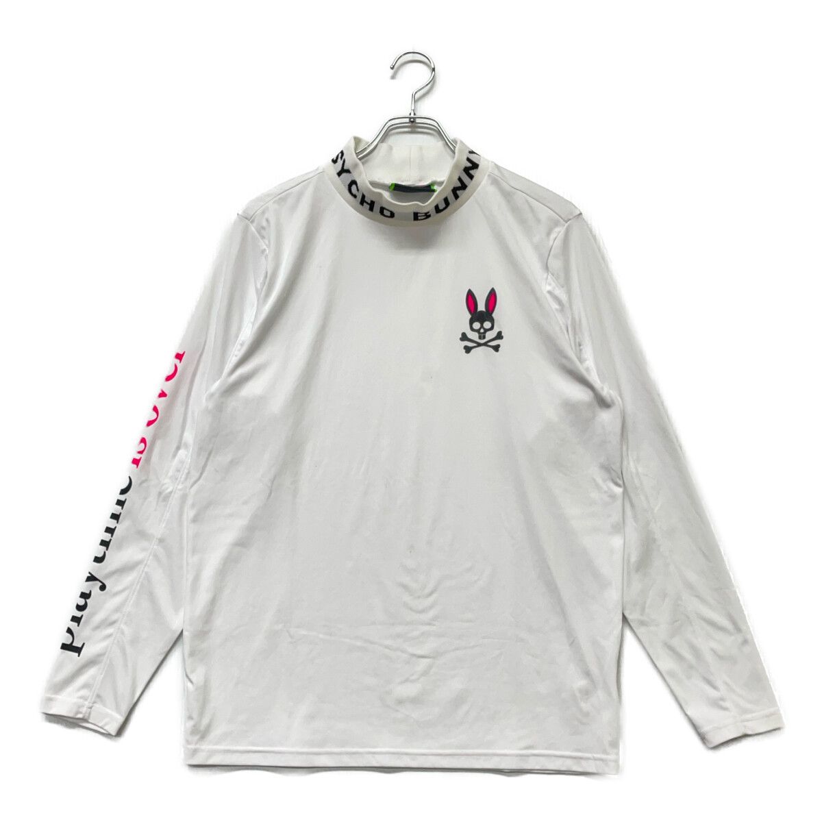 中古 メンズ サイコバニー Psycho Bunny 長袖シャツ XL ホワイト 白