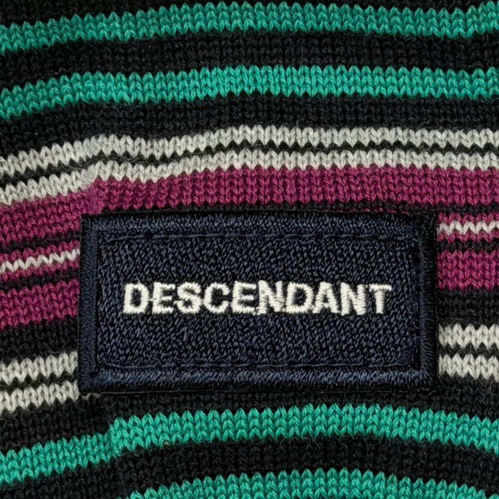 参考上代27,500円 未使用 DESCENDANT 25SS NALU CREW NECK KNIT ニット 