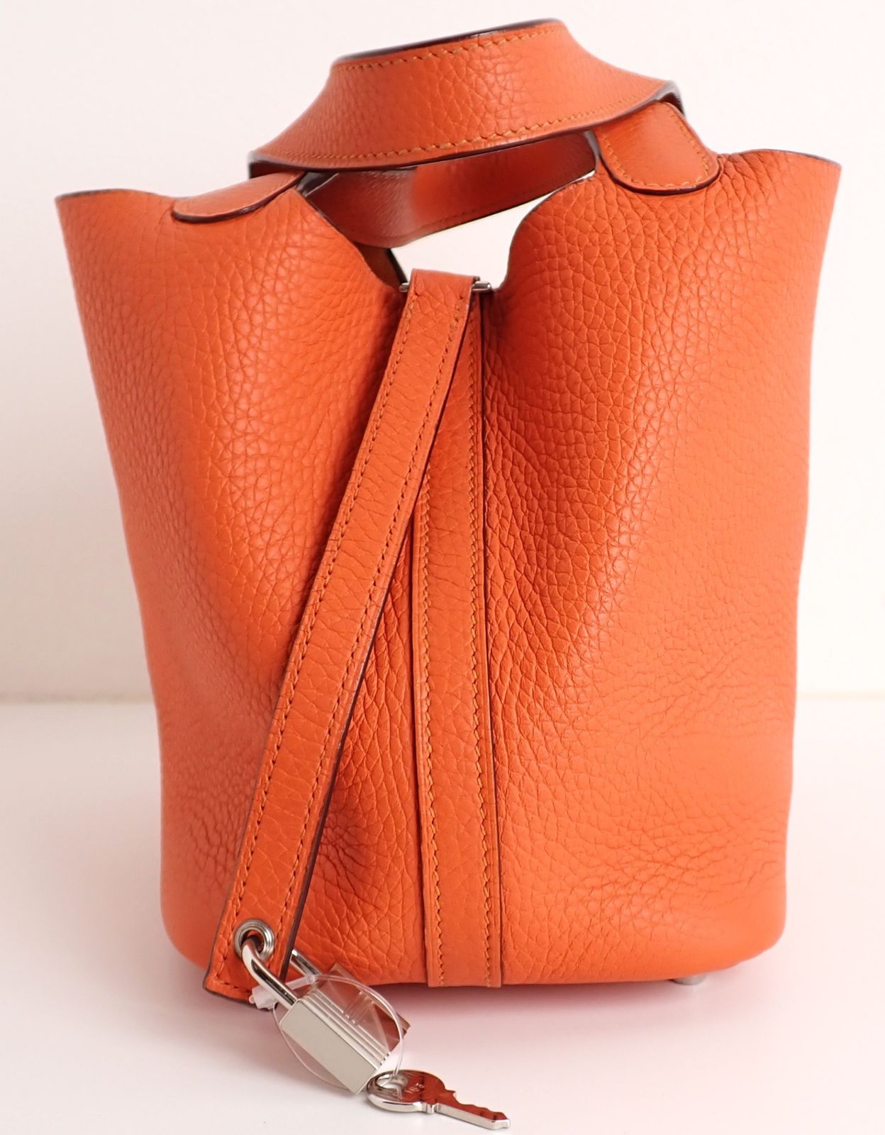 HERMES(エルメス) ピコタンロックPM トリヨン オレンジ □R刻印 2014年