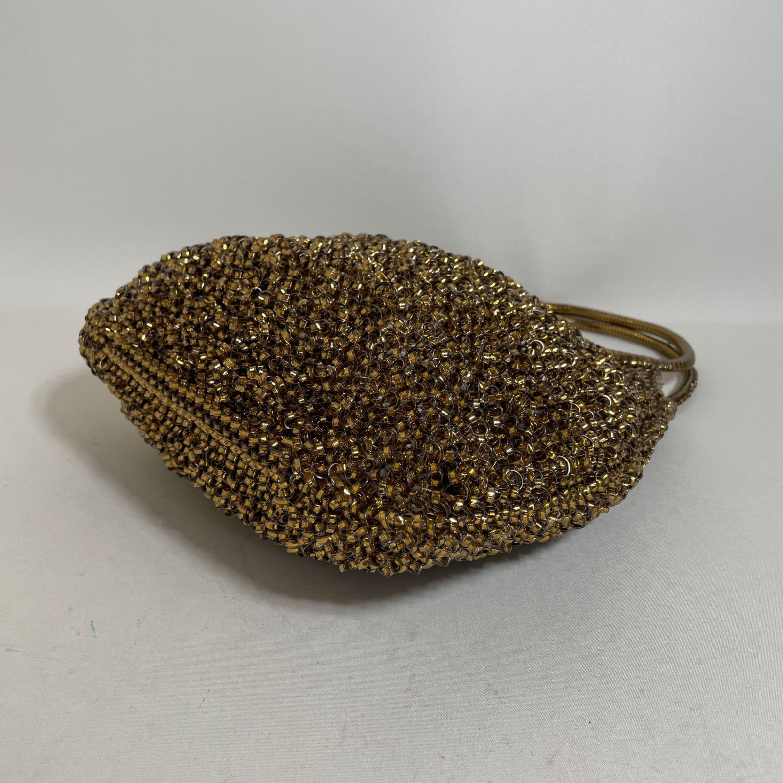 2602-292｜美品｜アンテプリマ ワイヤーバッグ ゴールド リング 