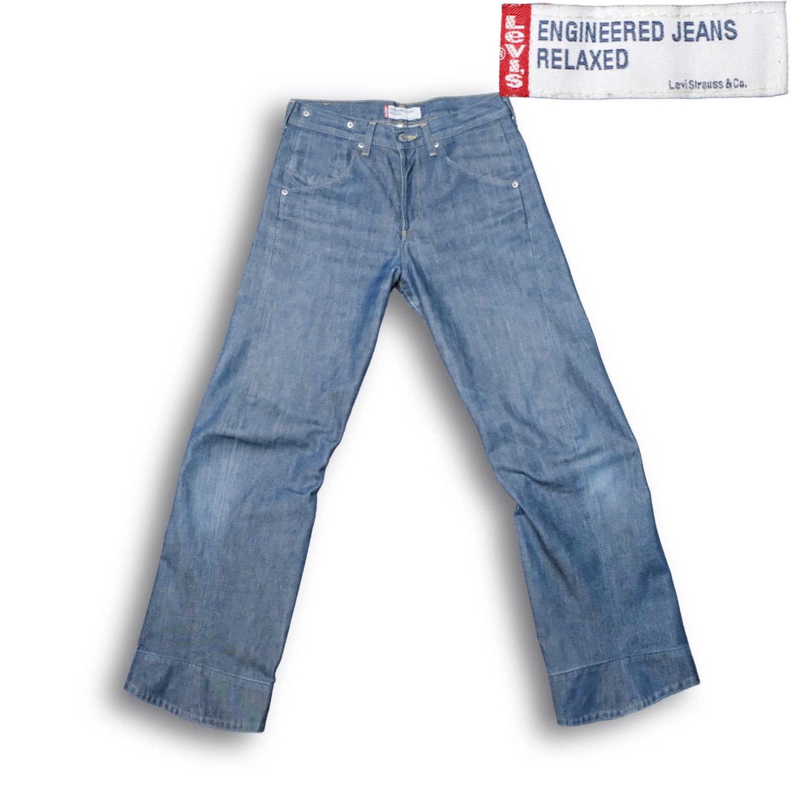 00´s Levi´s ENGINEERED JEANS RELAXED 立体裁断デニム 3D W29 