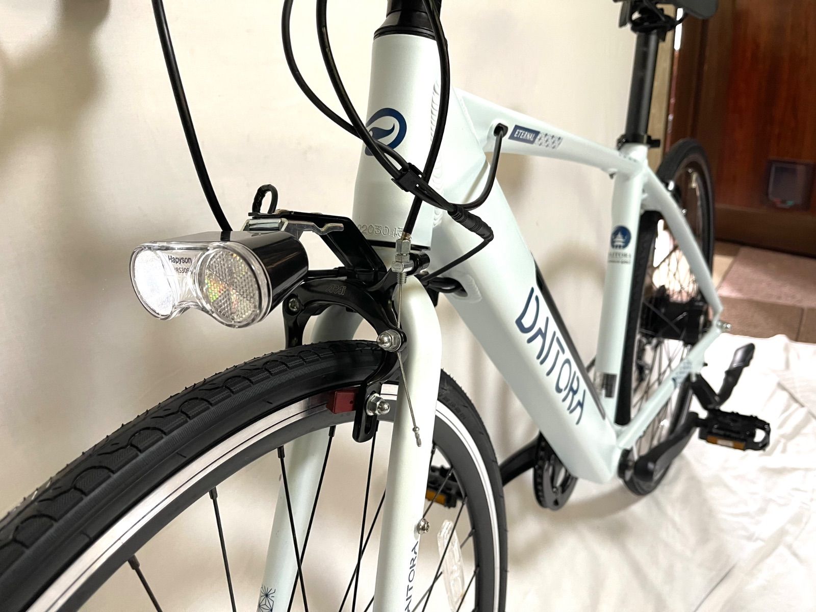 0191【動作確認済】送料無料BUILTIN電動アシスト自転車 低走行距離6km