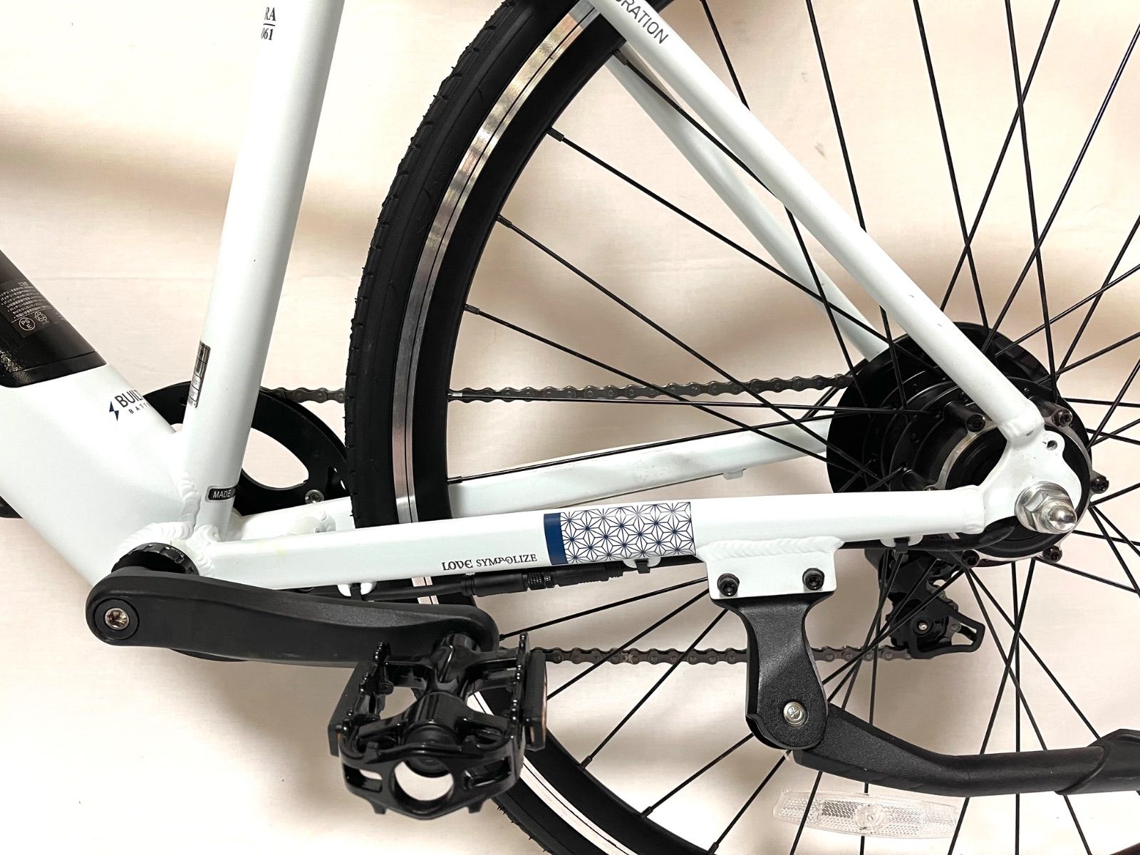 0191【動作確認済】送料無料BUILTIN電動アシスト自転車 低走行距離6km