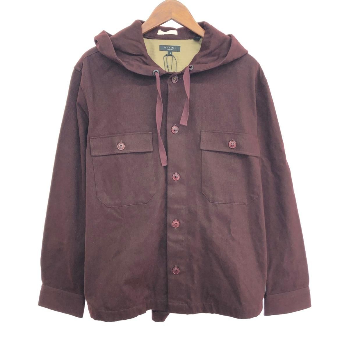 TED BAKER テッドベイカー フーデットシャツジャケット サイズ:5 LS 