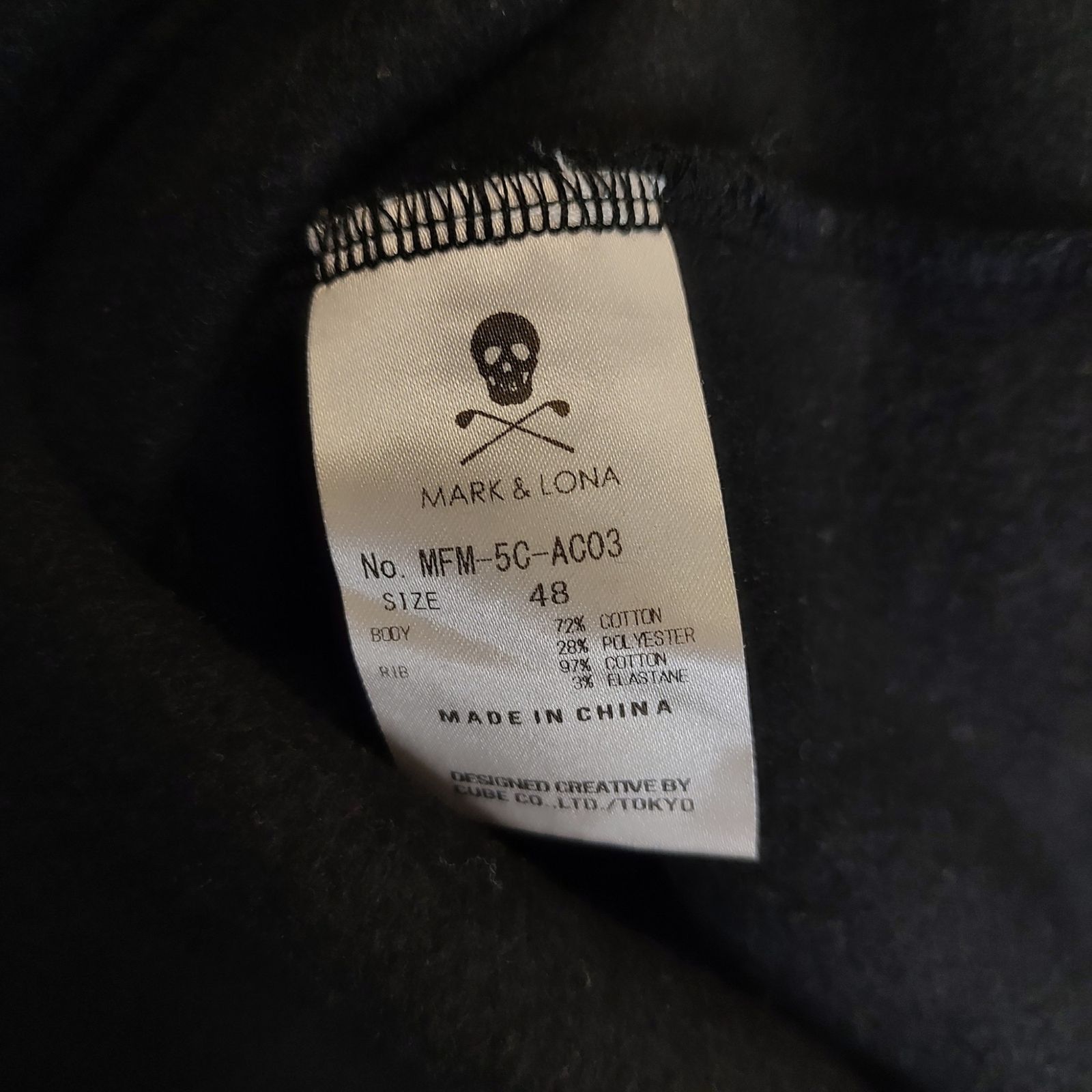 MARK&LONA マークアンドロナ ゴルフ 25AW Subtle Embroidered Crew 