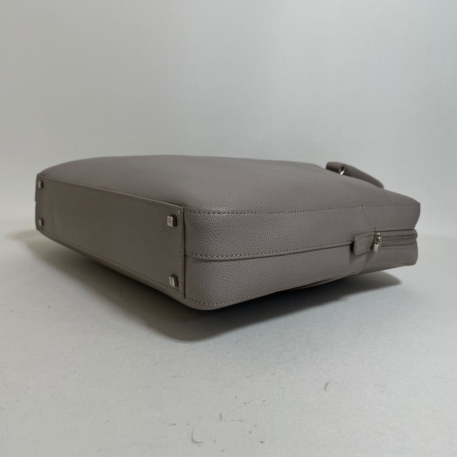 2603-50｜美品｜フルラ 2WAYビジネスバッグ レザー グレー - メルカリ