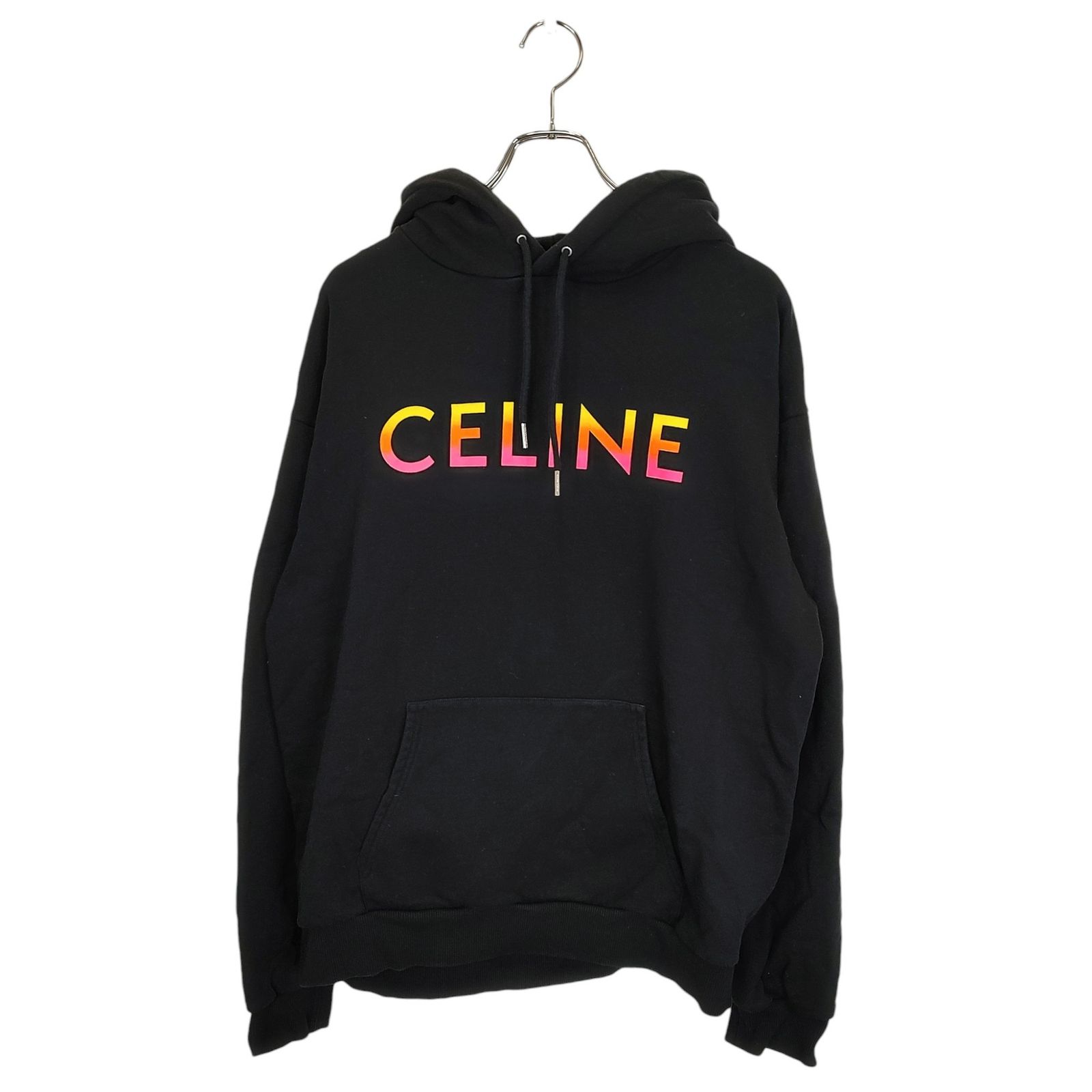 CELINE セリーヌ グラデーション ロゴ プルオーバー パーカー 